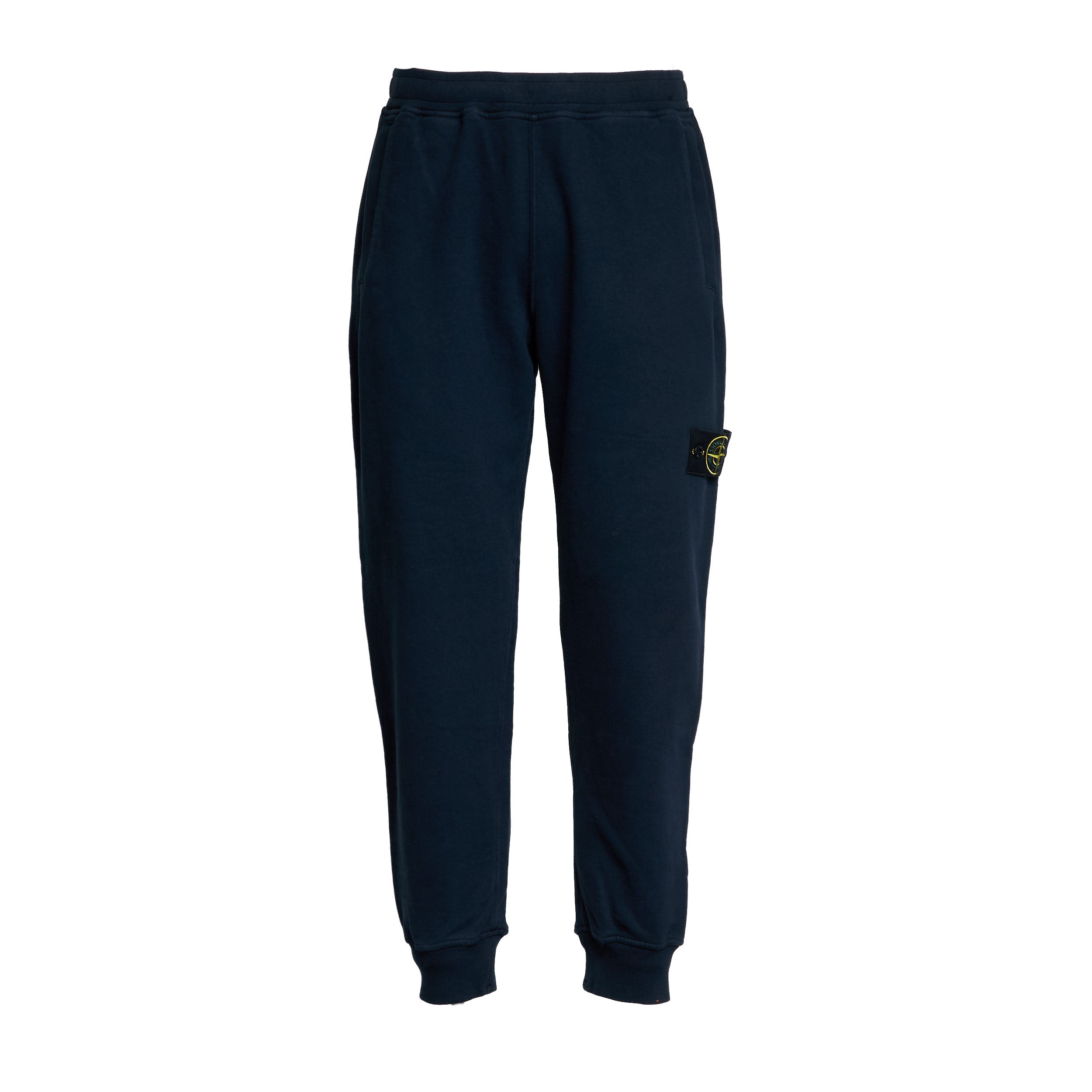 STONE ISLAND Brushed Organic Cotton Fleece Sweatpants for Men