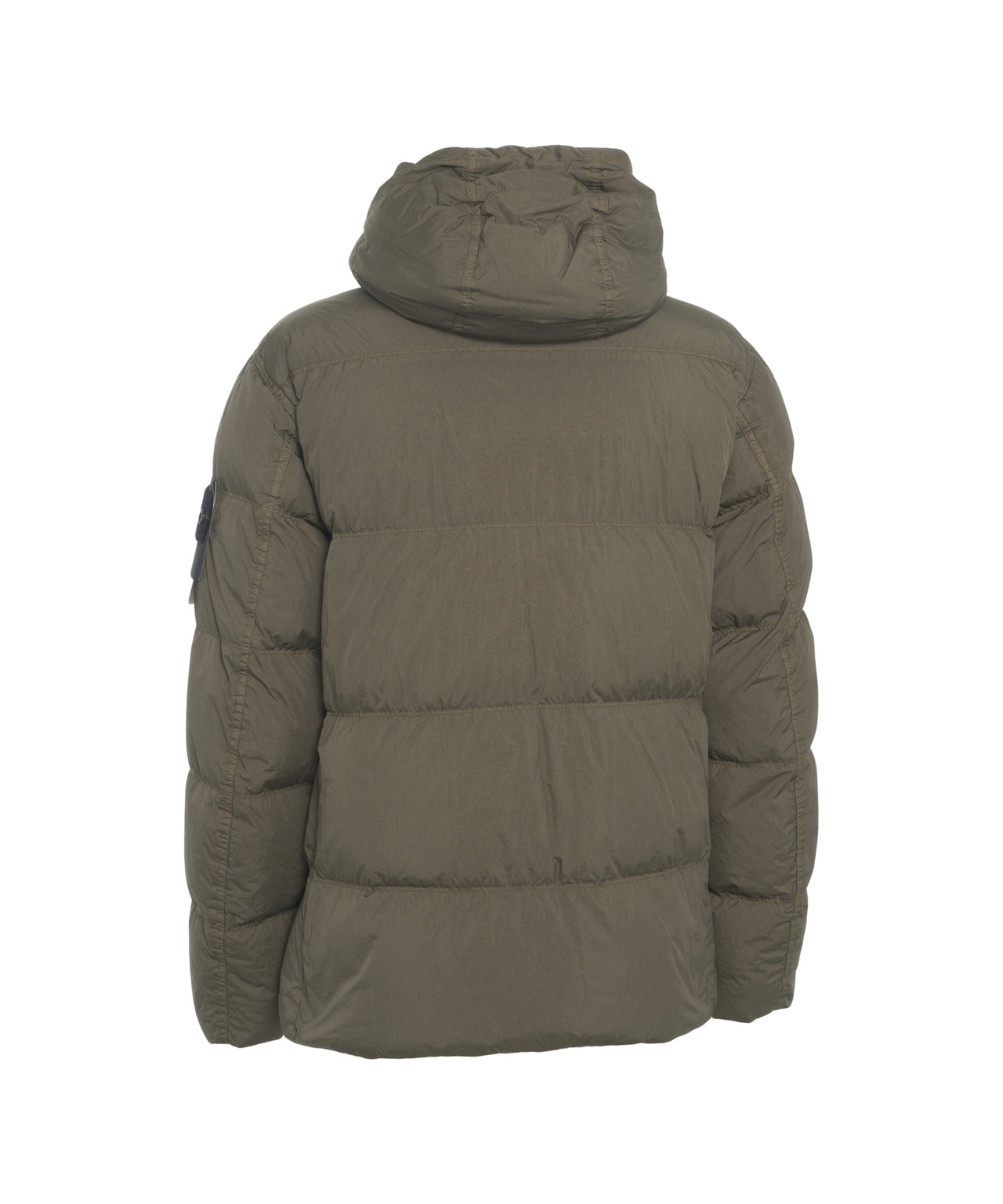 STONE ISLAND Quilted Puffer Jacket with Hood for Men