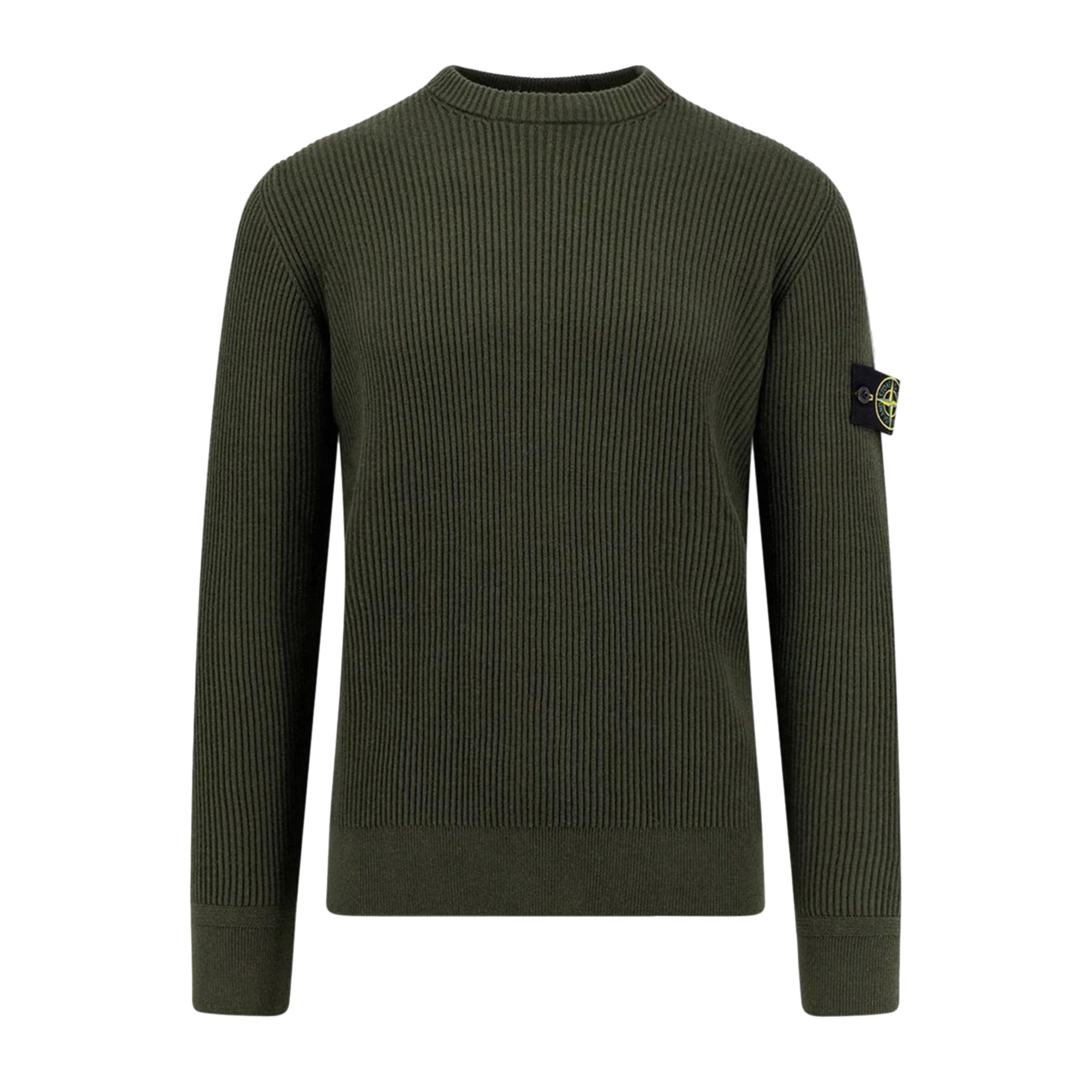 STONE ISLAND Men's Cozy Virgin Wool Sweater