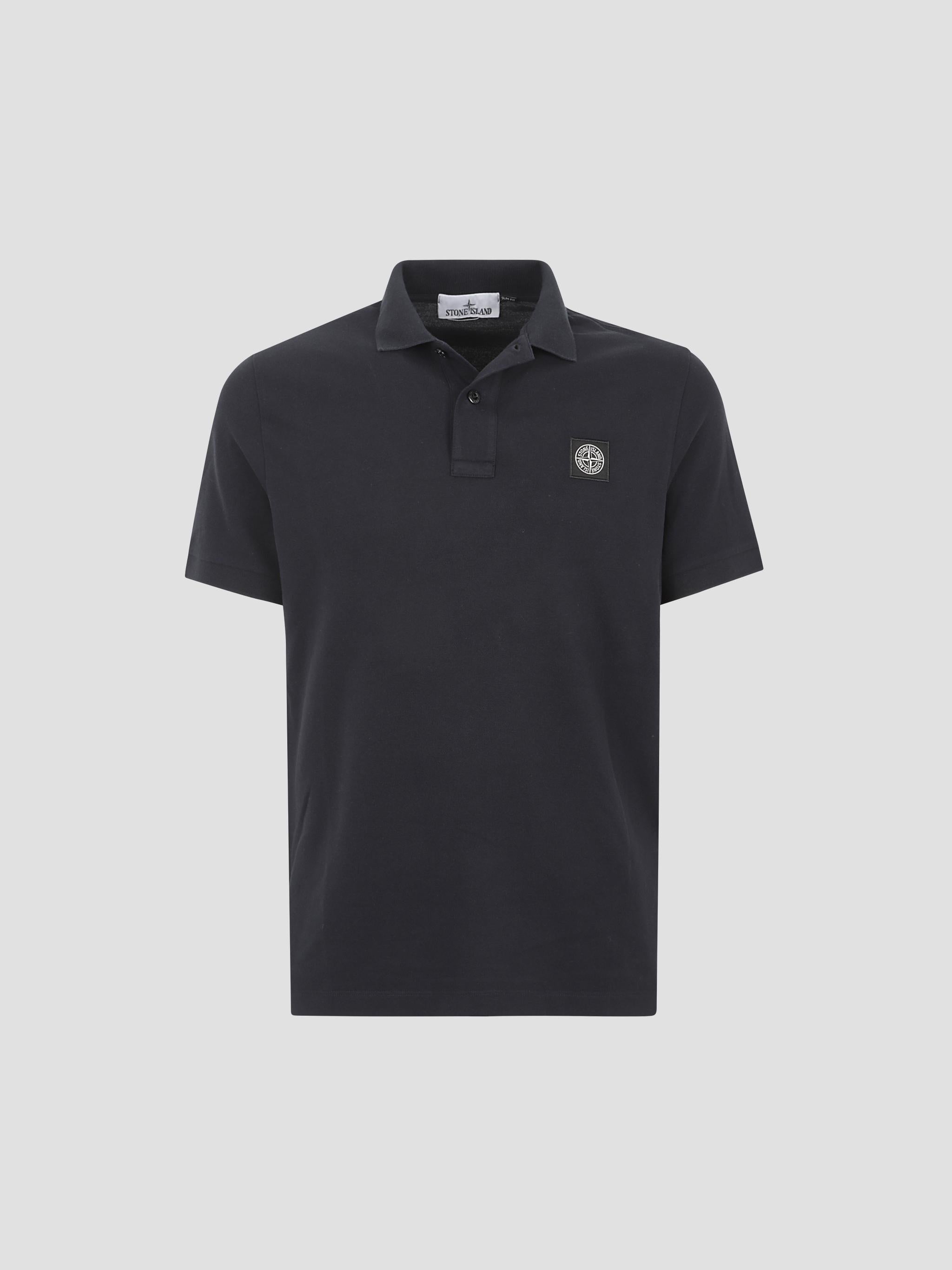 STONE ISLAND Slim Fit Mini Polo Shirt for Men