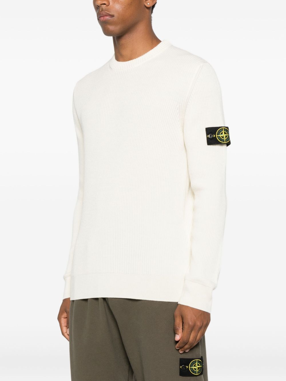 STONE ISLAND Luxurious Virgin Wool Sweater for Men
