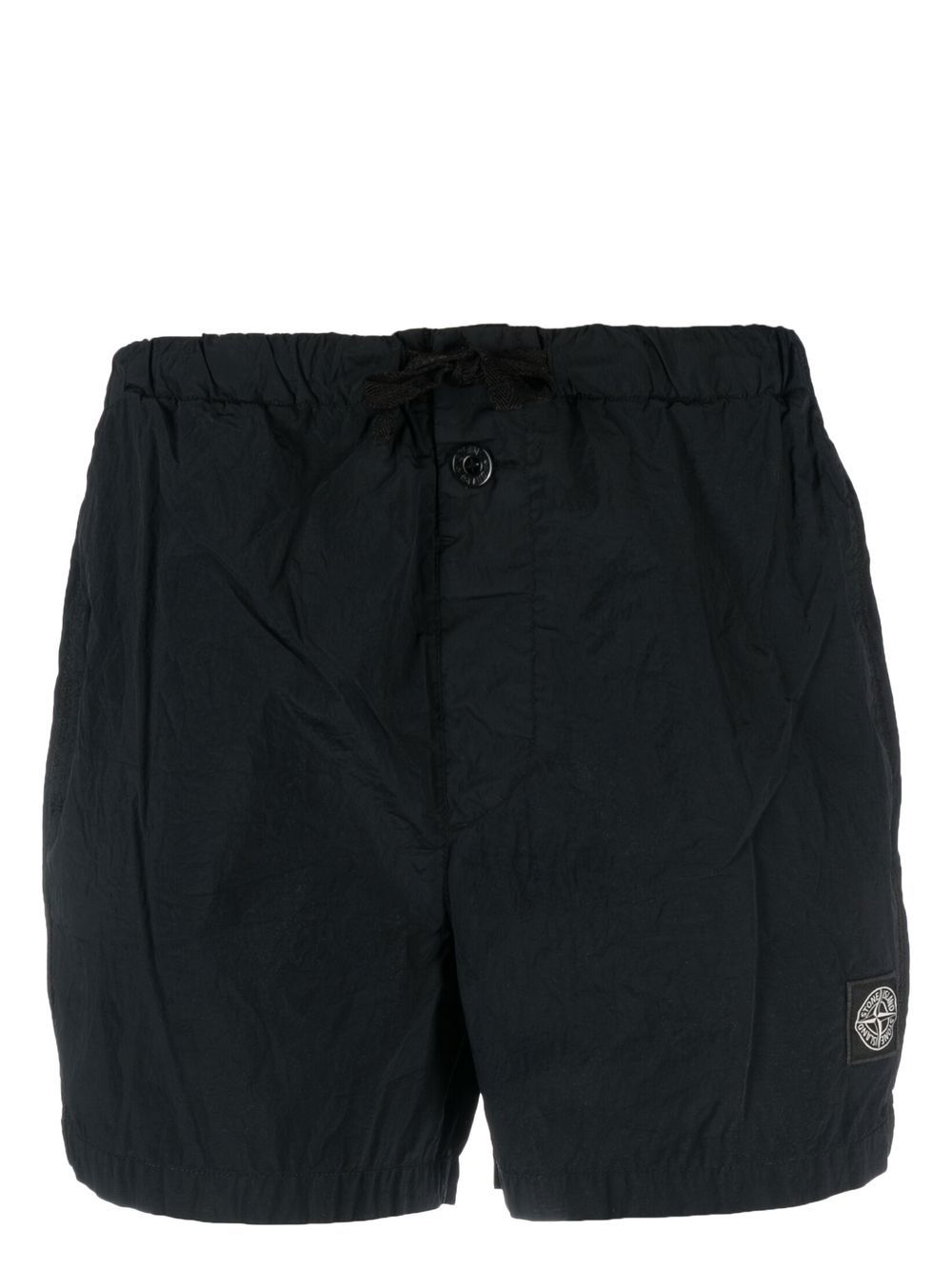 STONE ISLAND Men's Iridescent Nylon Swim Shorts - Size 48 IT