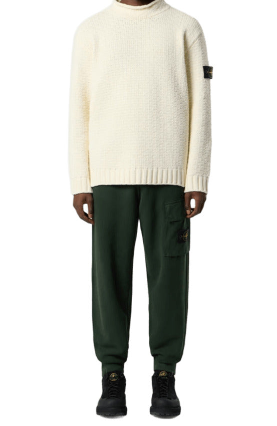 STONE Men's Jogger Pants with Elasticized Waist and Badge