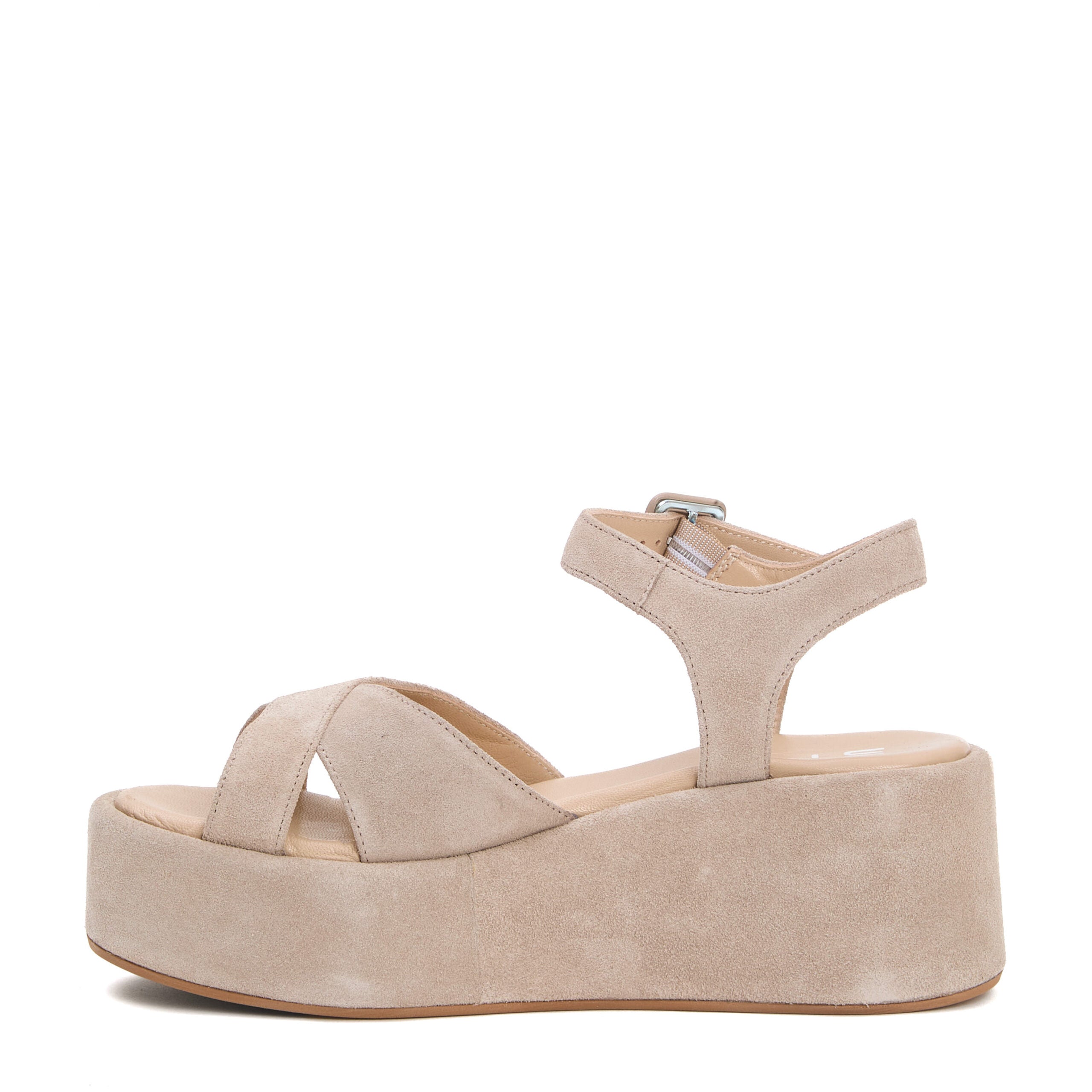 STRATEGIA Wedge Sandals with 7 cm Heel Height