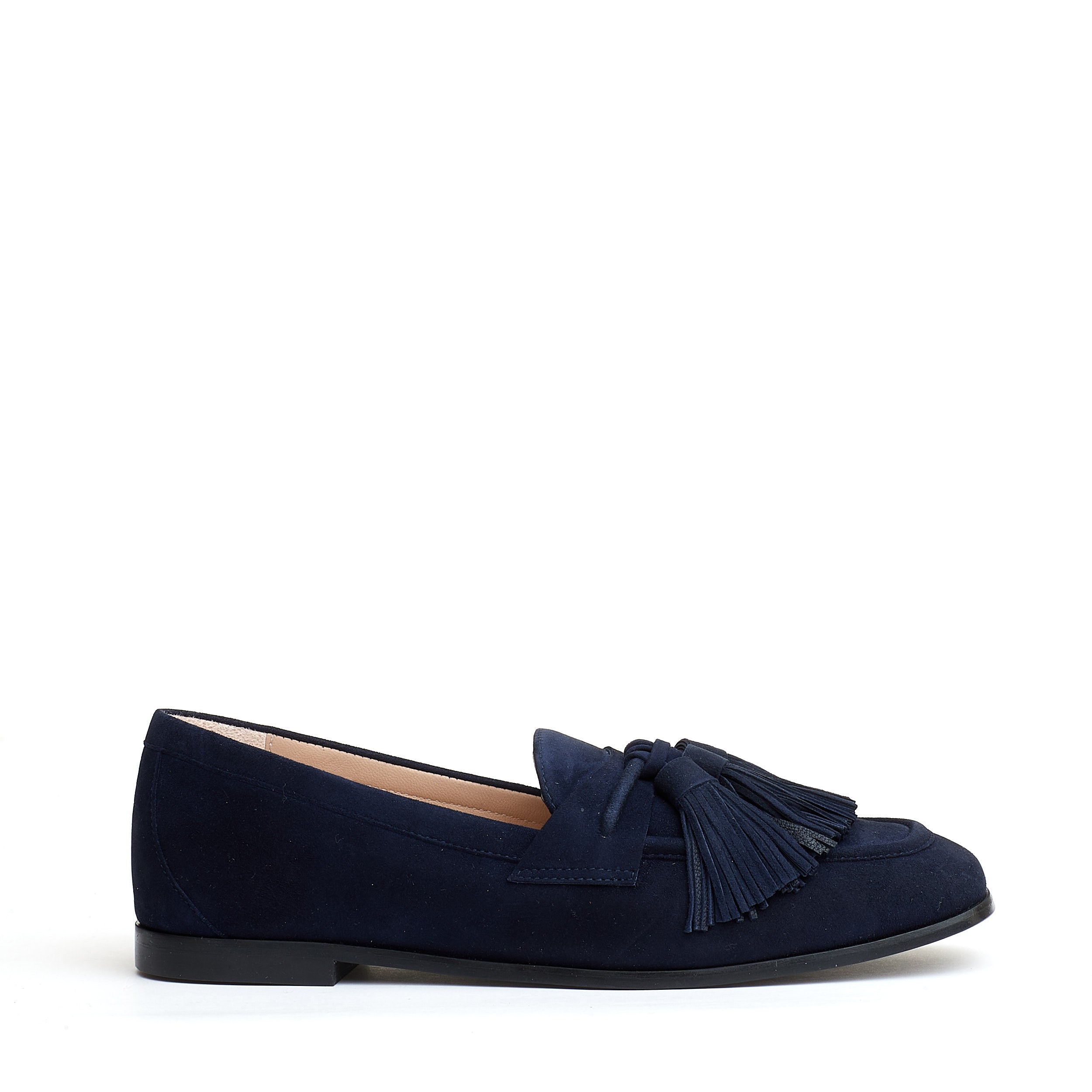 STUART WEITZMAN Elegant Suede Loafers with Charming Bow Detail
