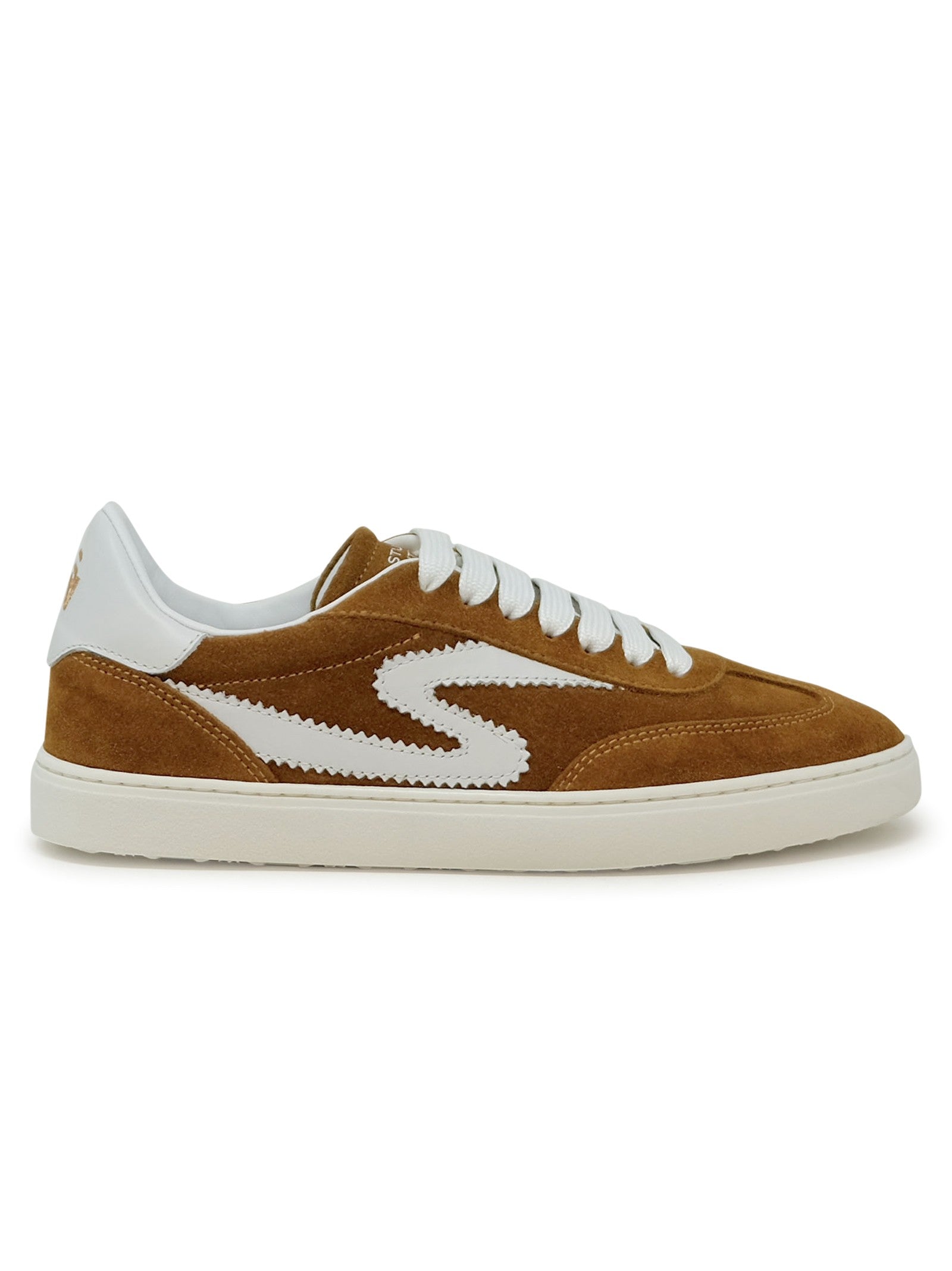STUART WEITZMAN Chic Leather and Suede Runaround Sneakers for Women