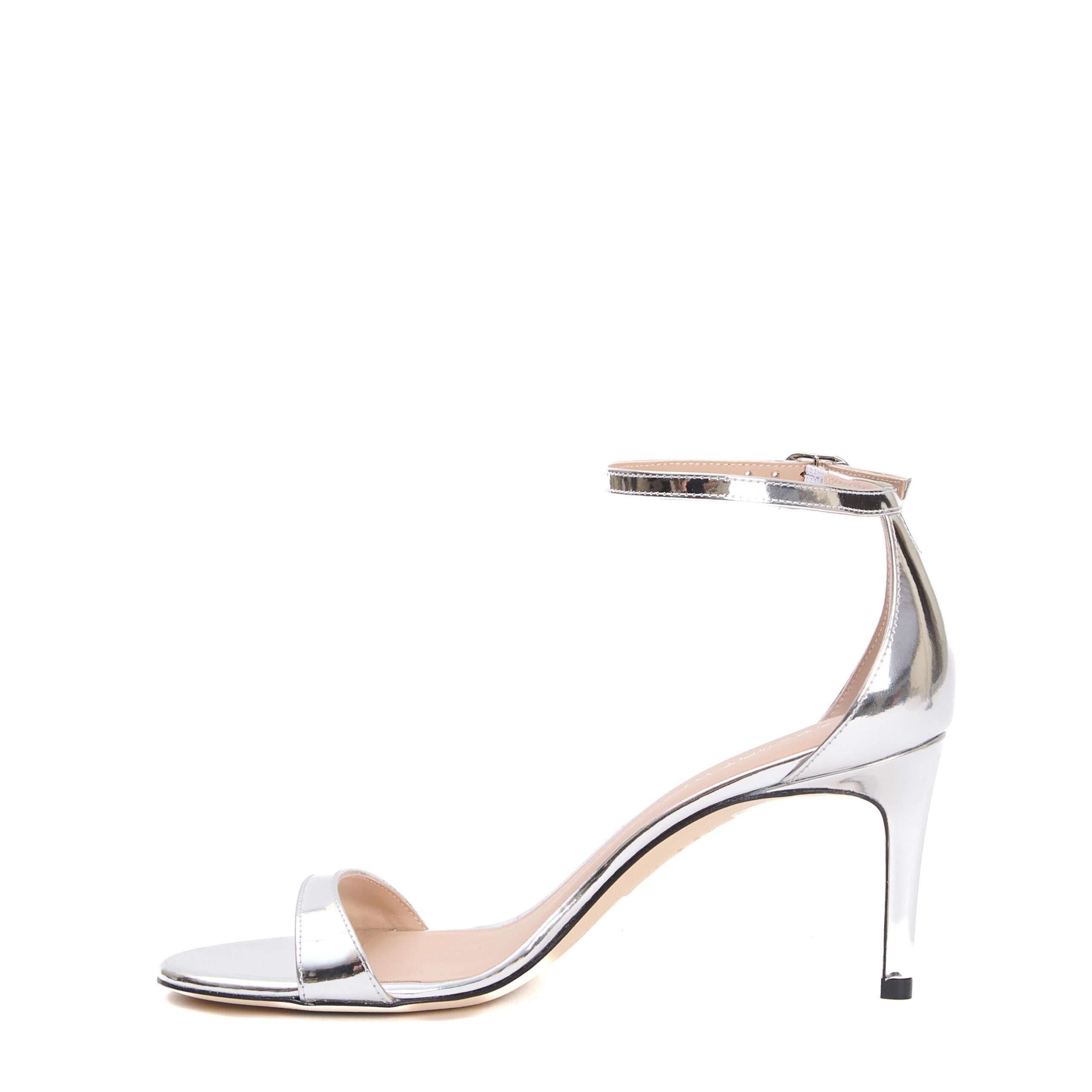 STUART WEITZMAN Elegant Laminated Sandals with 75 mm Heel