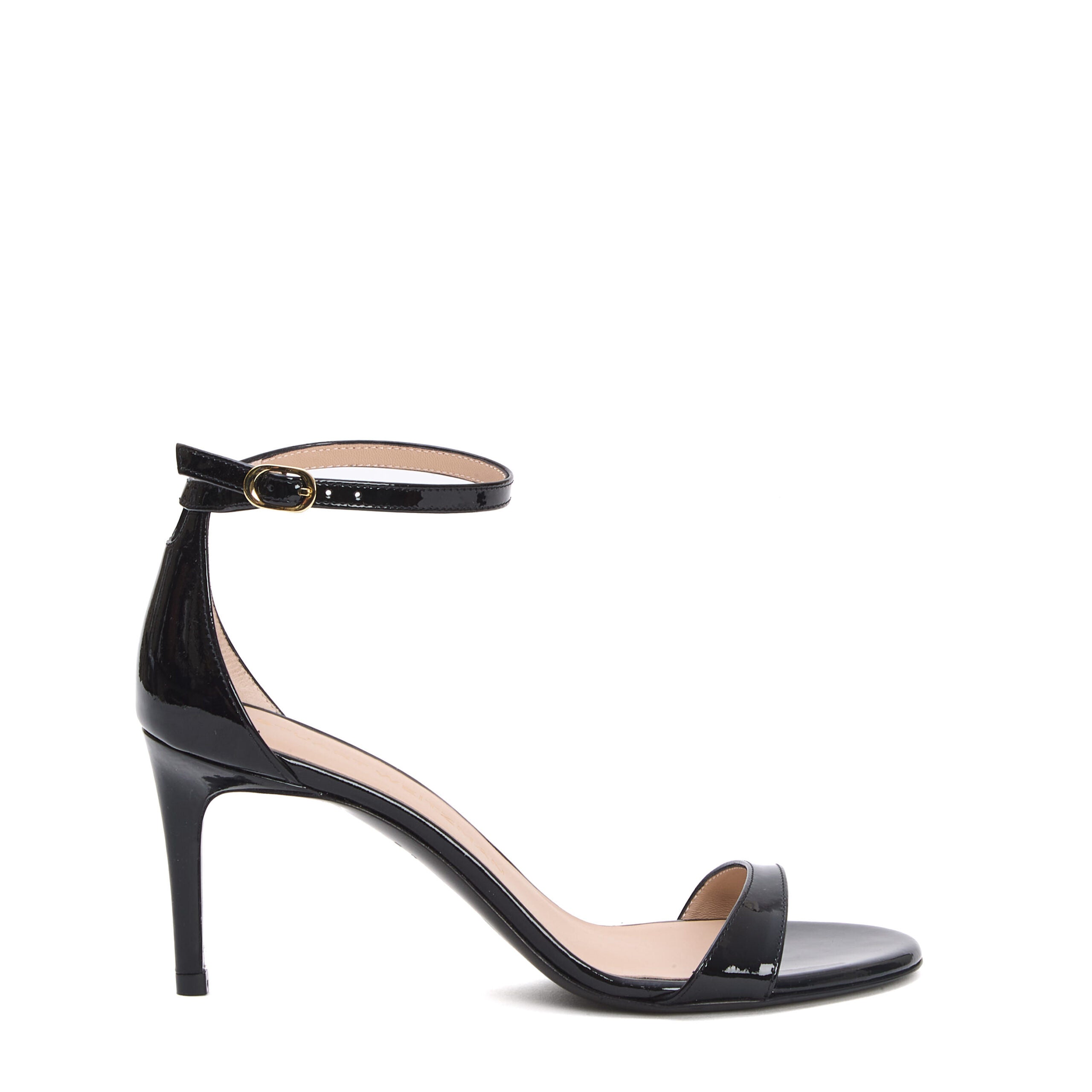 STUART WEITZMAN Elegant 75 mm Patent Leather Sandals for Women