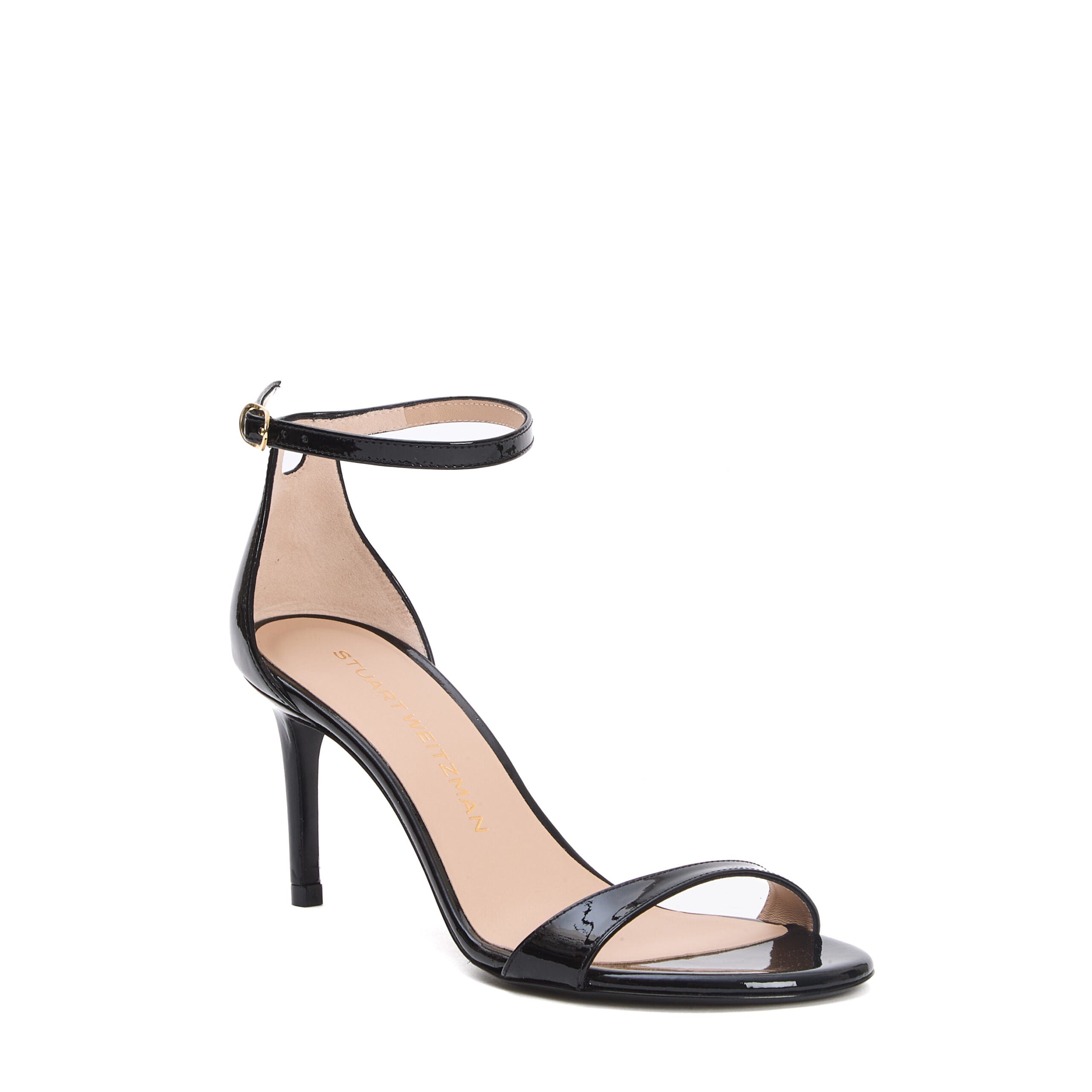 STUART WEITZMAN Elegant 75 mm Patent Leather Sandals for Women