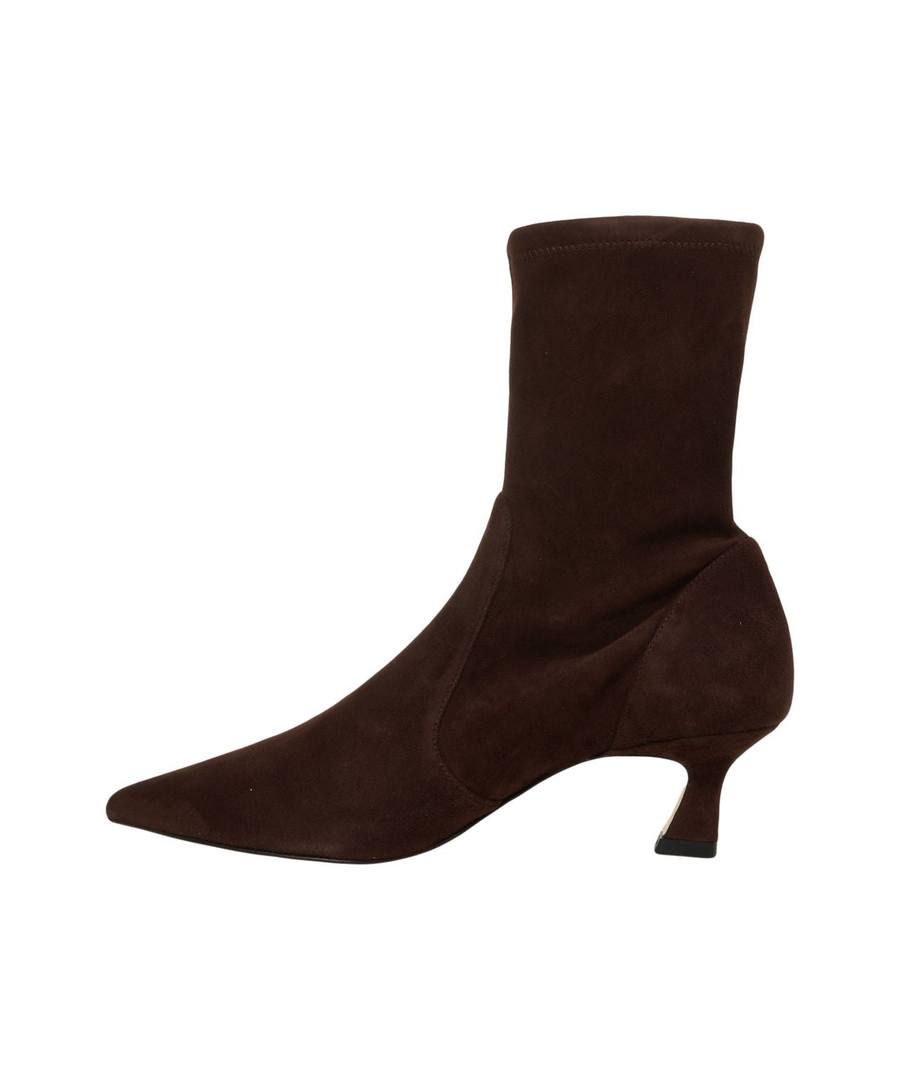 STUART WEITZMAN Elegant Suede Ankle Boots with Kitten Heel