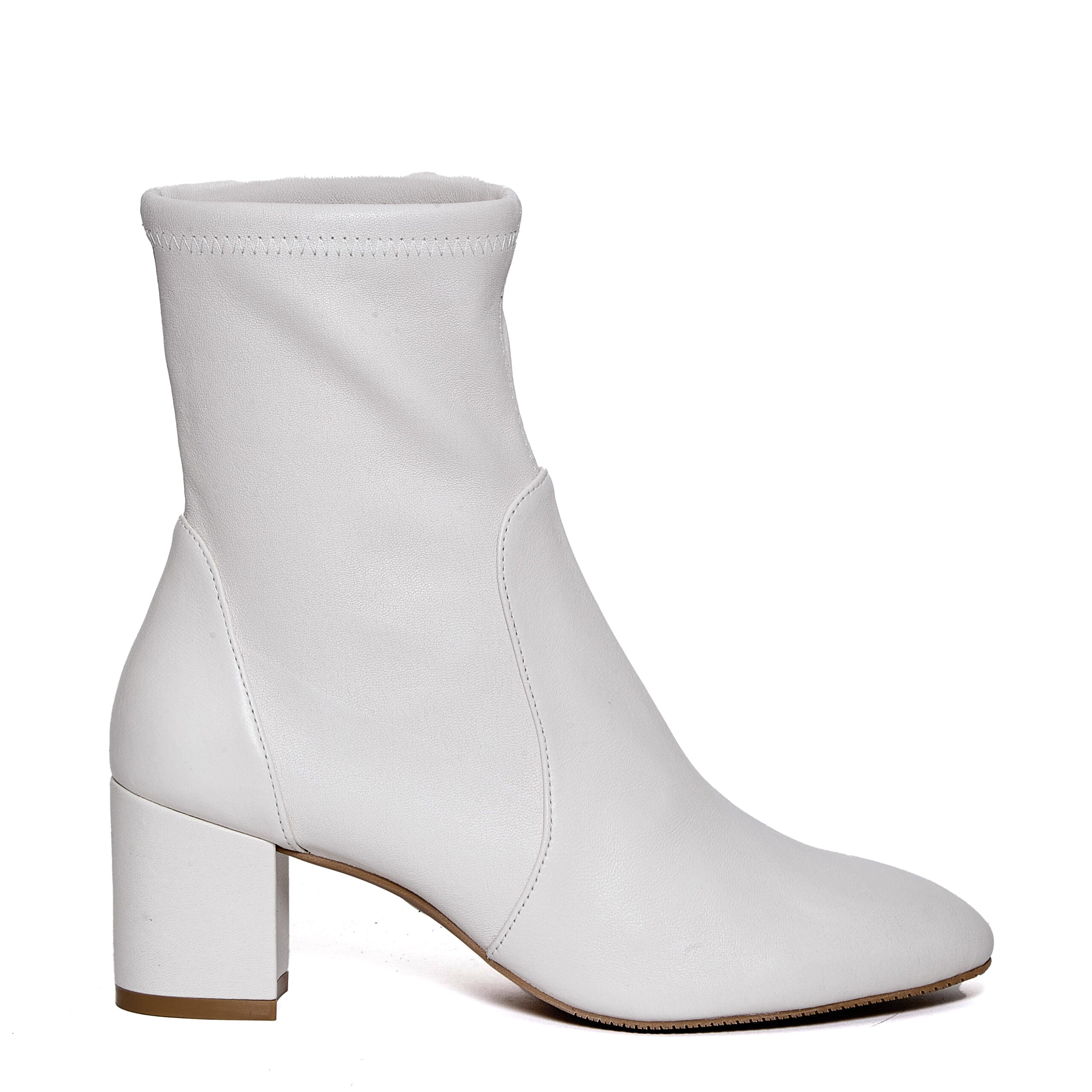 STUART WEITZMAN Elegant Mini Ankle Boots with Block Heel