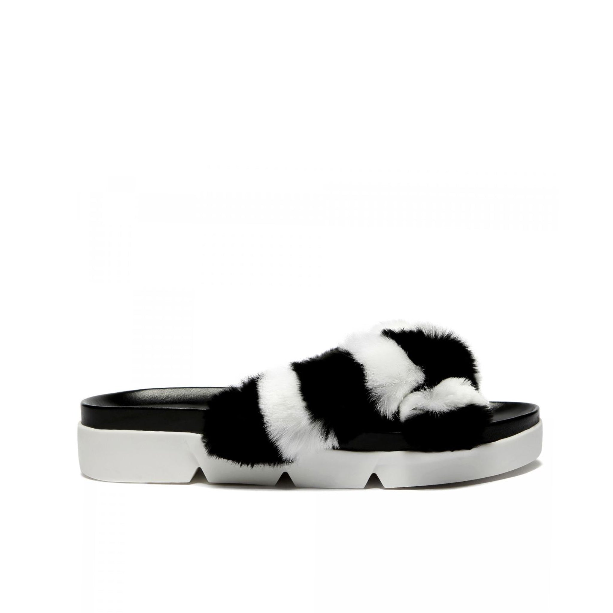 STUART WEITZMAN Luxurious Fur Slippers for Women