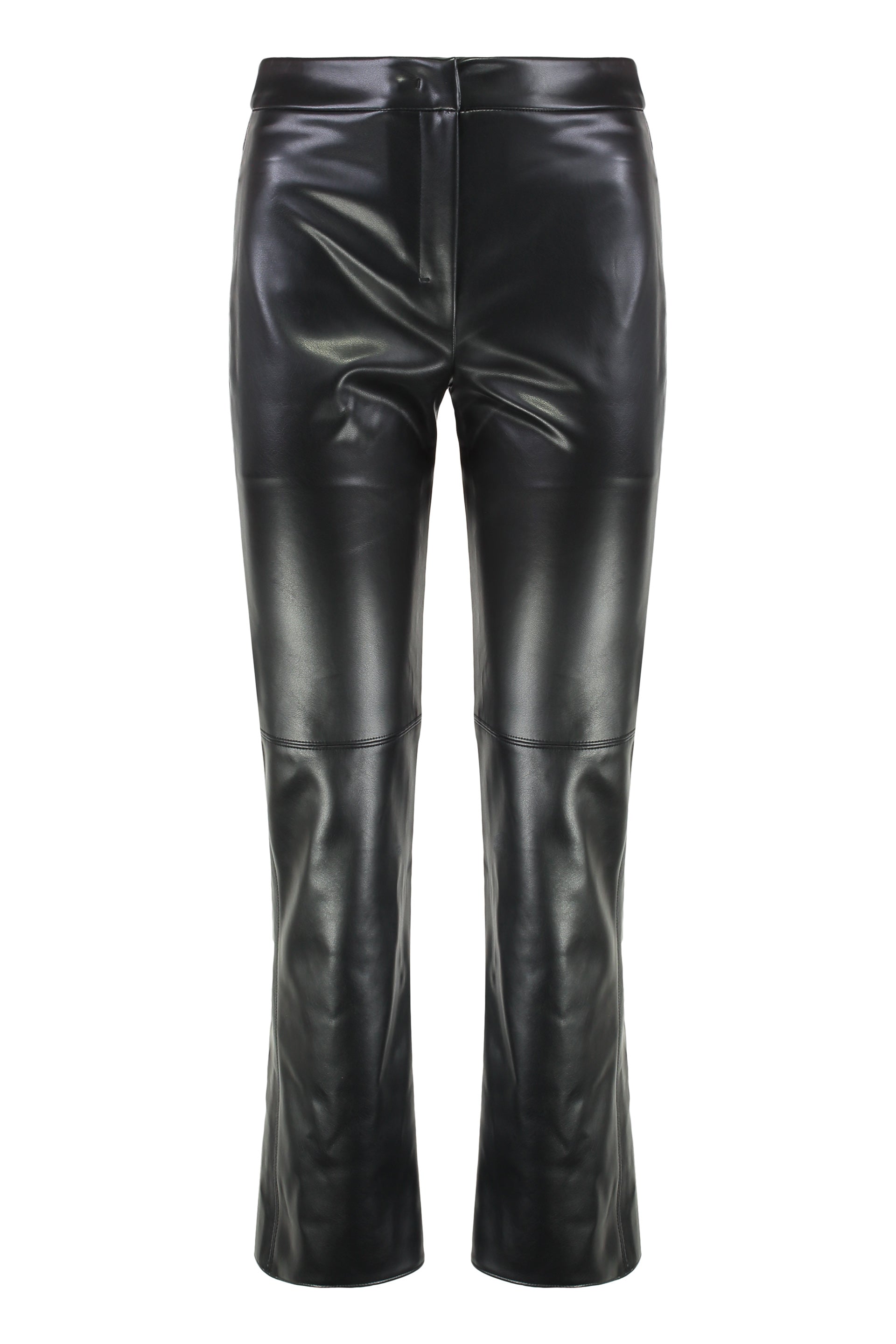 S MAX MARA Sleek Slim Pants in Coated Fabric