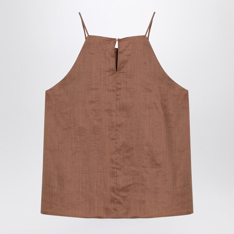 MAX MARA STUDIO Ramie Gauze Mini Top