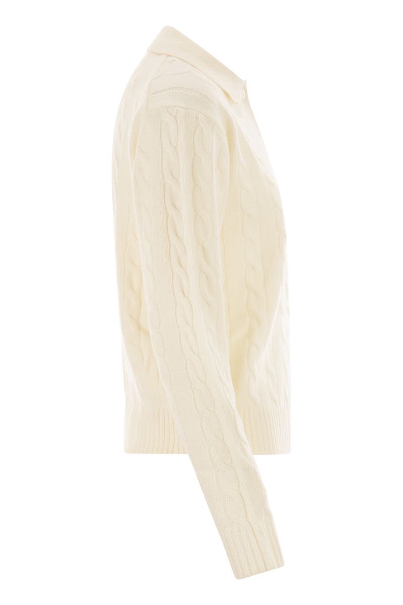 MC2 SAINT BARTH Savoy Cable Knit Wool Jumper - Women's Regular Fit