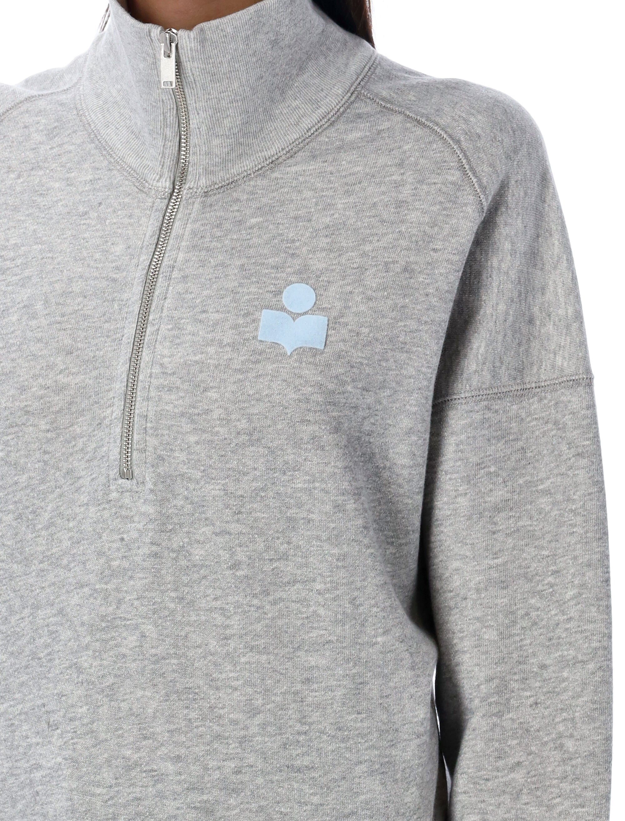 ISABEL MARANT ETOILE Half Zip Sweatshirt for Women - Size 36