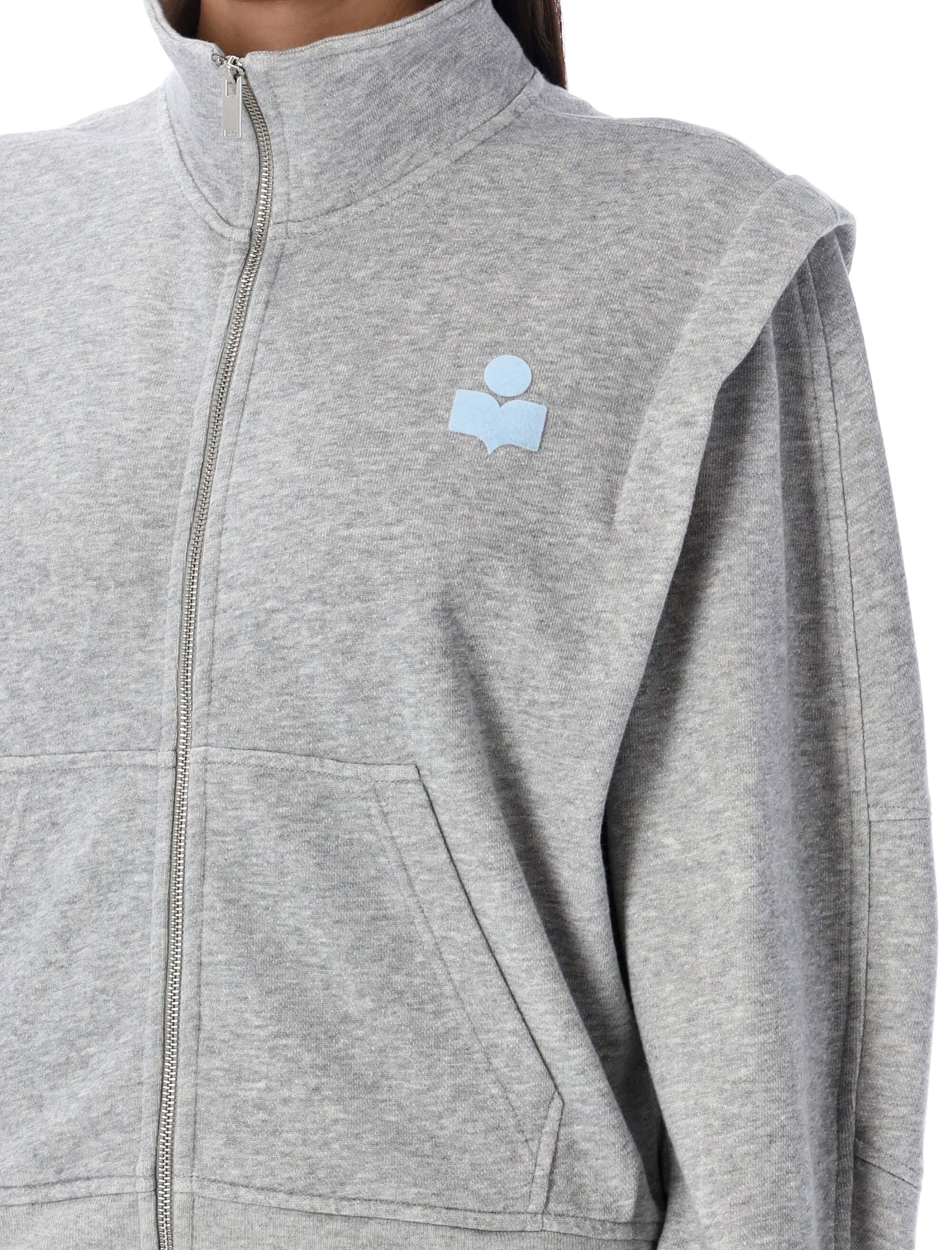 ISABEL MARANT ETOILE Women’s Relaxed Fit Full Zip Sweatshirt