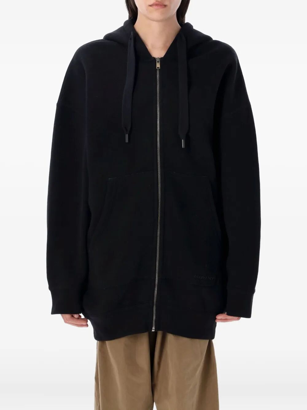 ISABEL MARANT ETOILE Zip-Up Hooded Sweatshirt for Women - FW25