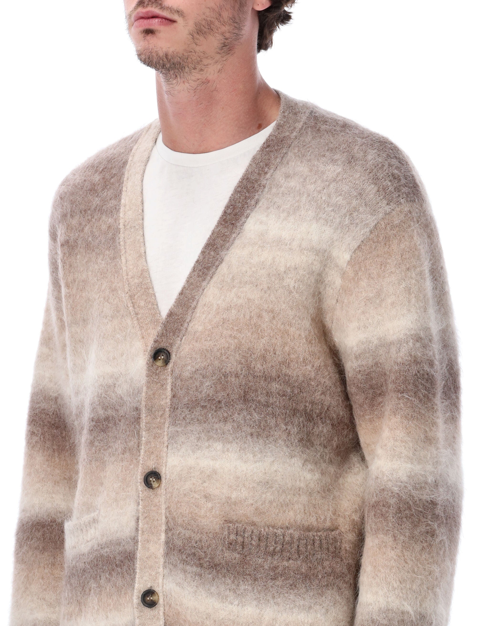 CORRIDOR Ombre Gradient Alpaca Cardigan - Size L