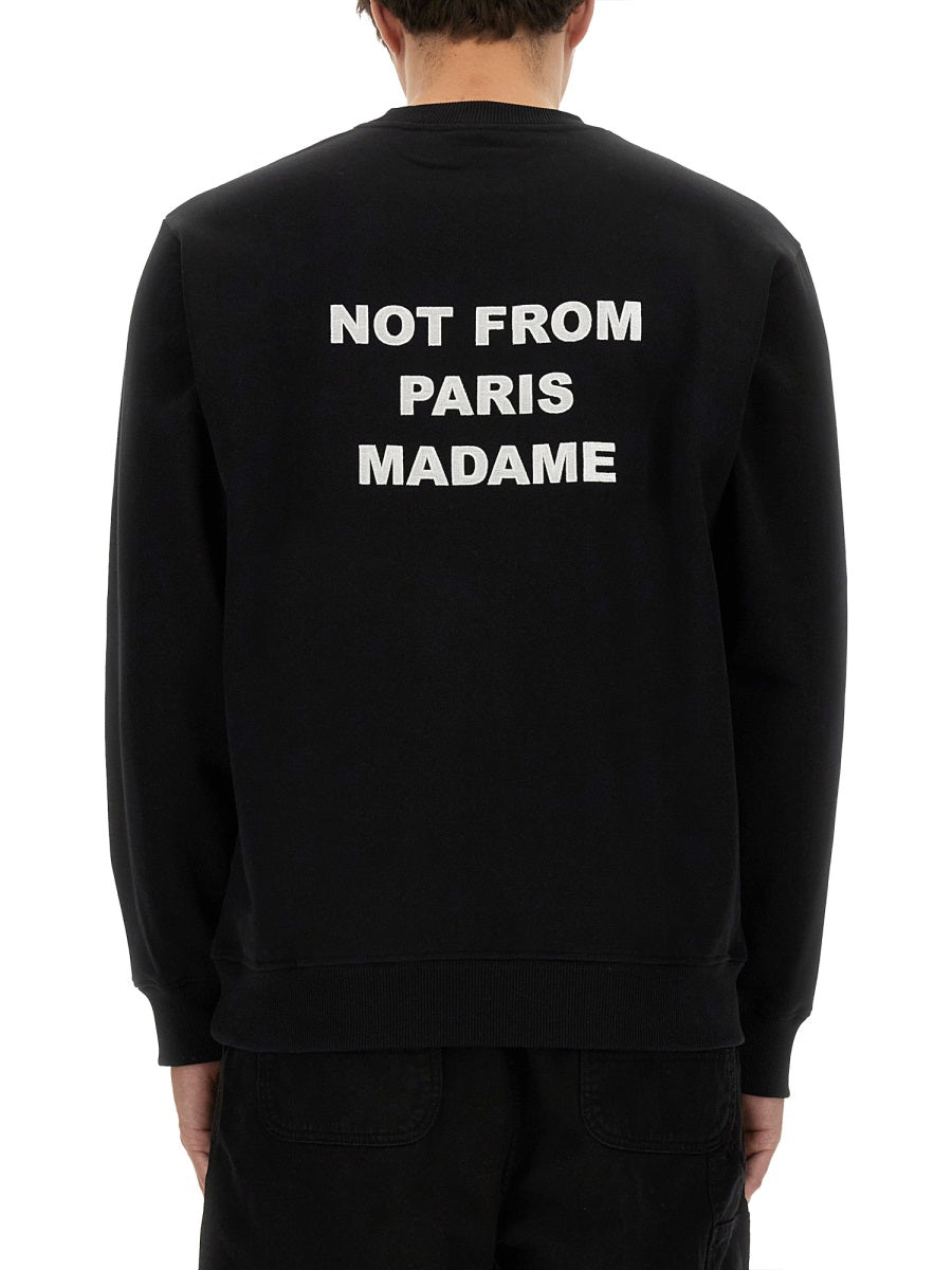 DRÔLE DE MONSIEUR Slogan Sweatshirt - Size L