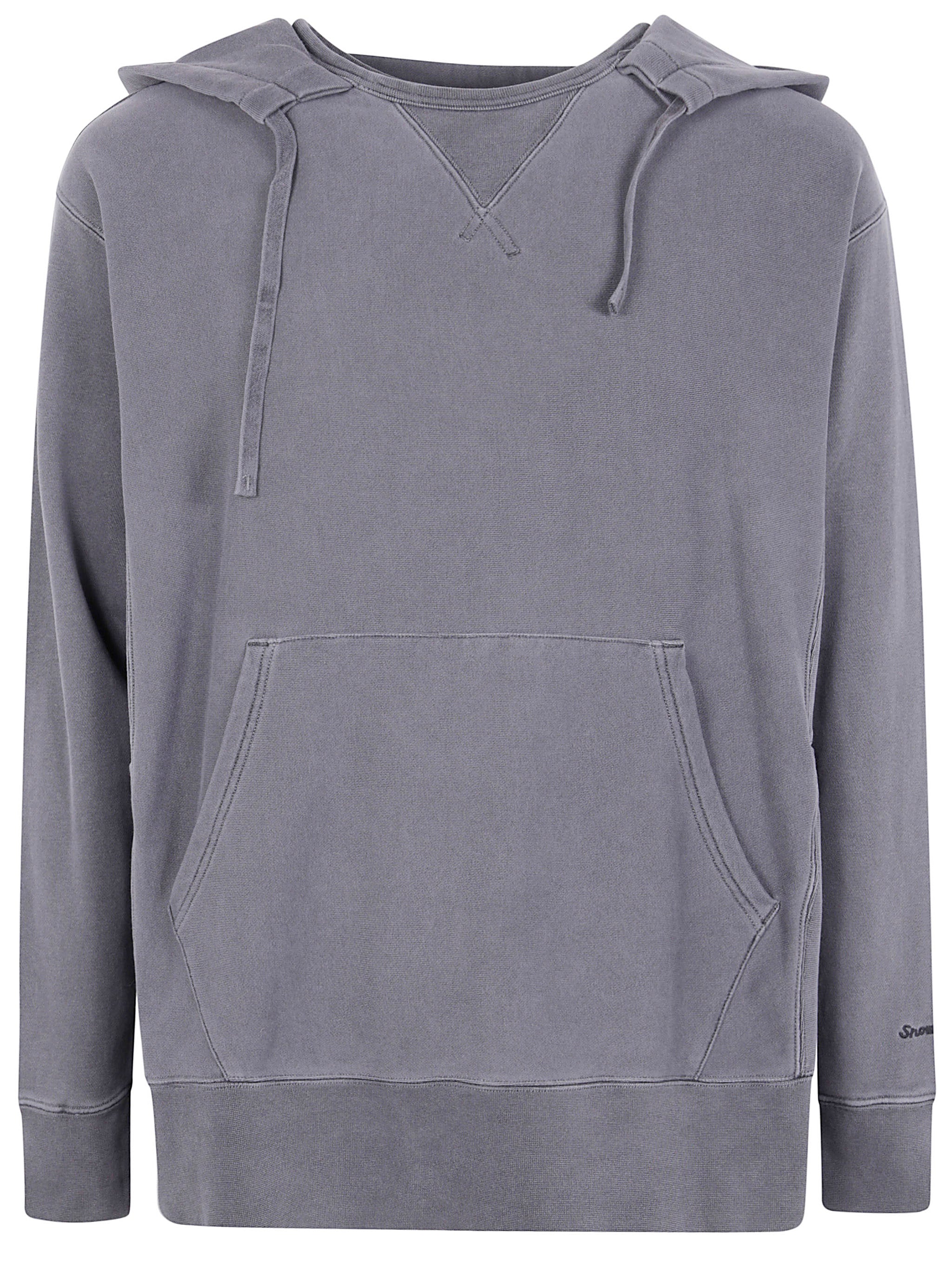 SNOW PEAK Garment Dyed Hooded Sweatshirt for Men