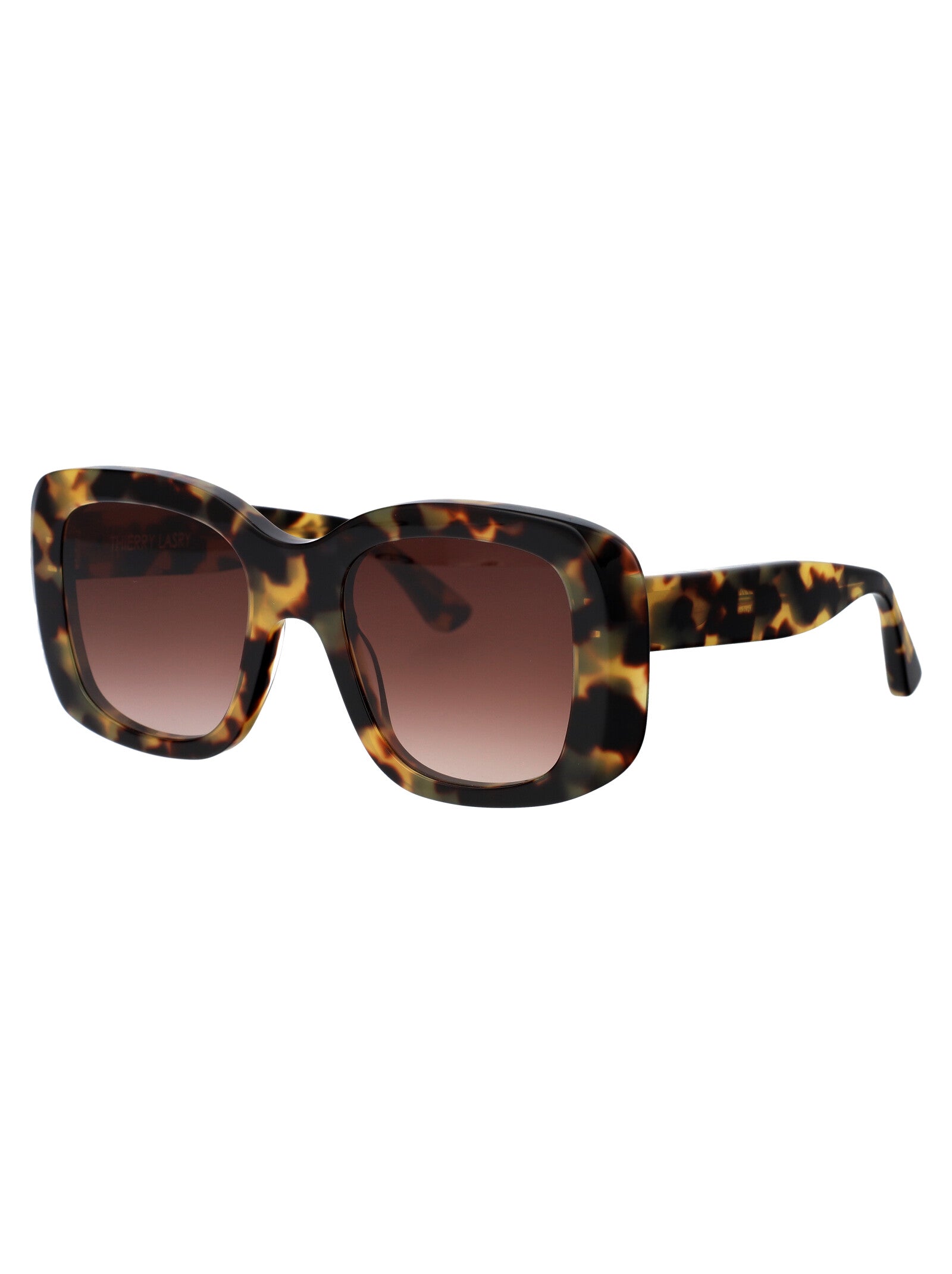 THIERRY LASRY Tortoise Acetate Fashion Sunglasses for Women
