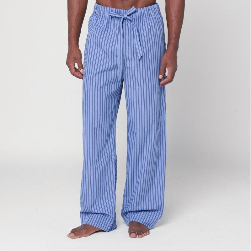 TEKLA Striped Loose Pyjama Trousers for Men - FW25