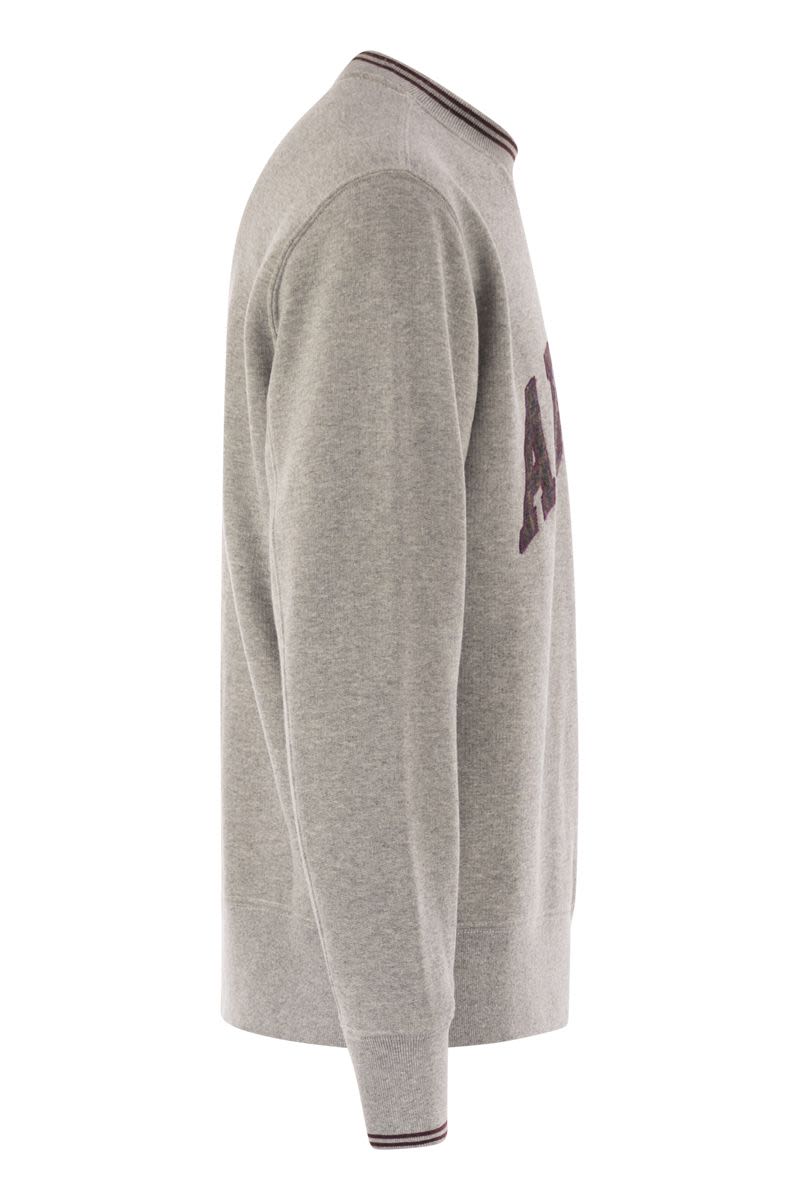 AUTRY Logo Detail Cotton Sweatshirt for Men