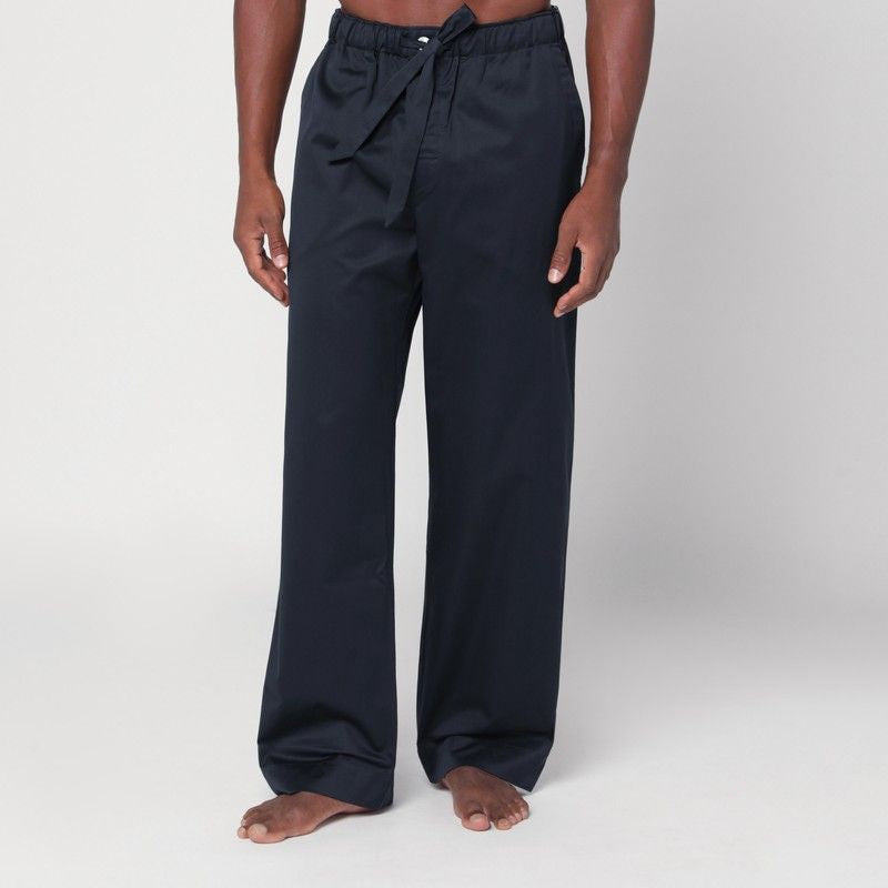 TEKLA Loose Organic Cotton Pyjama Trousers for Men - FW25