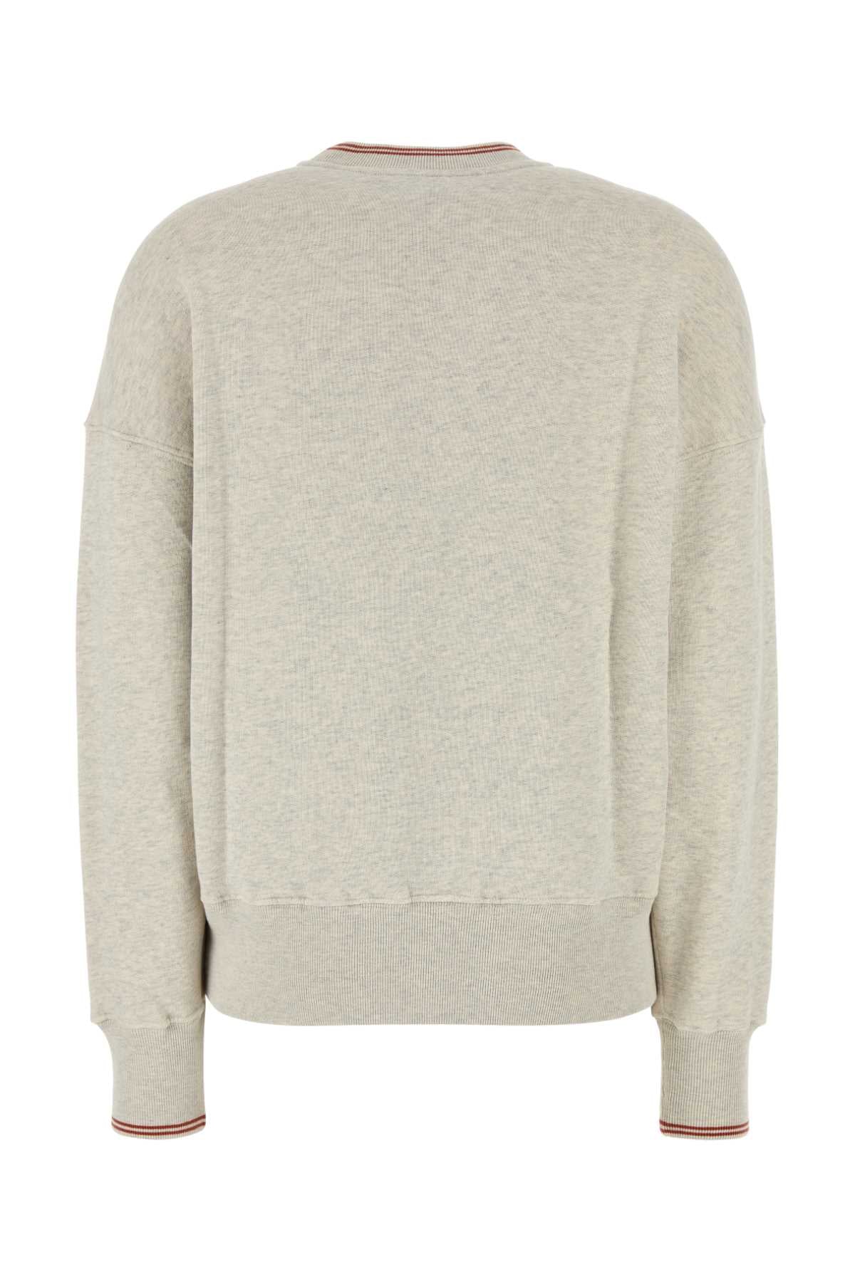 AUTRY Light Grey Cotton Women's Sweatshirt