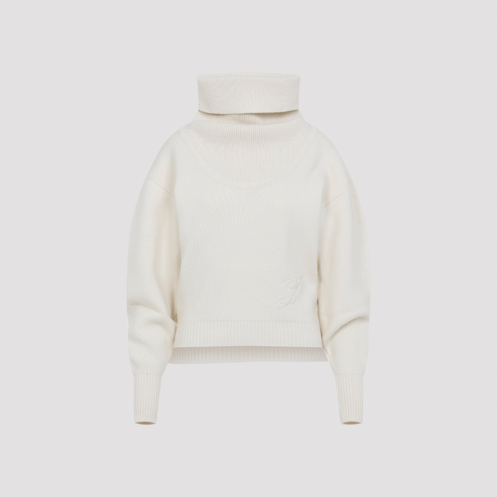 JACQUEMUS Mini Knit Sweater with Cashmere Blend