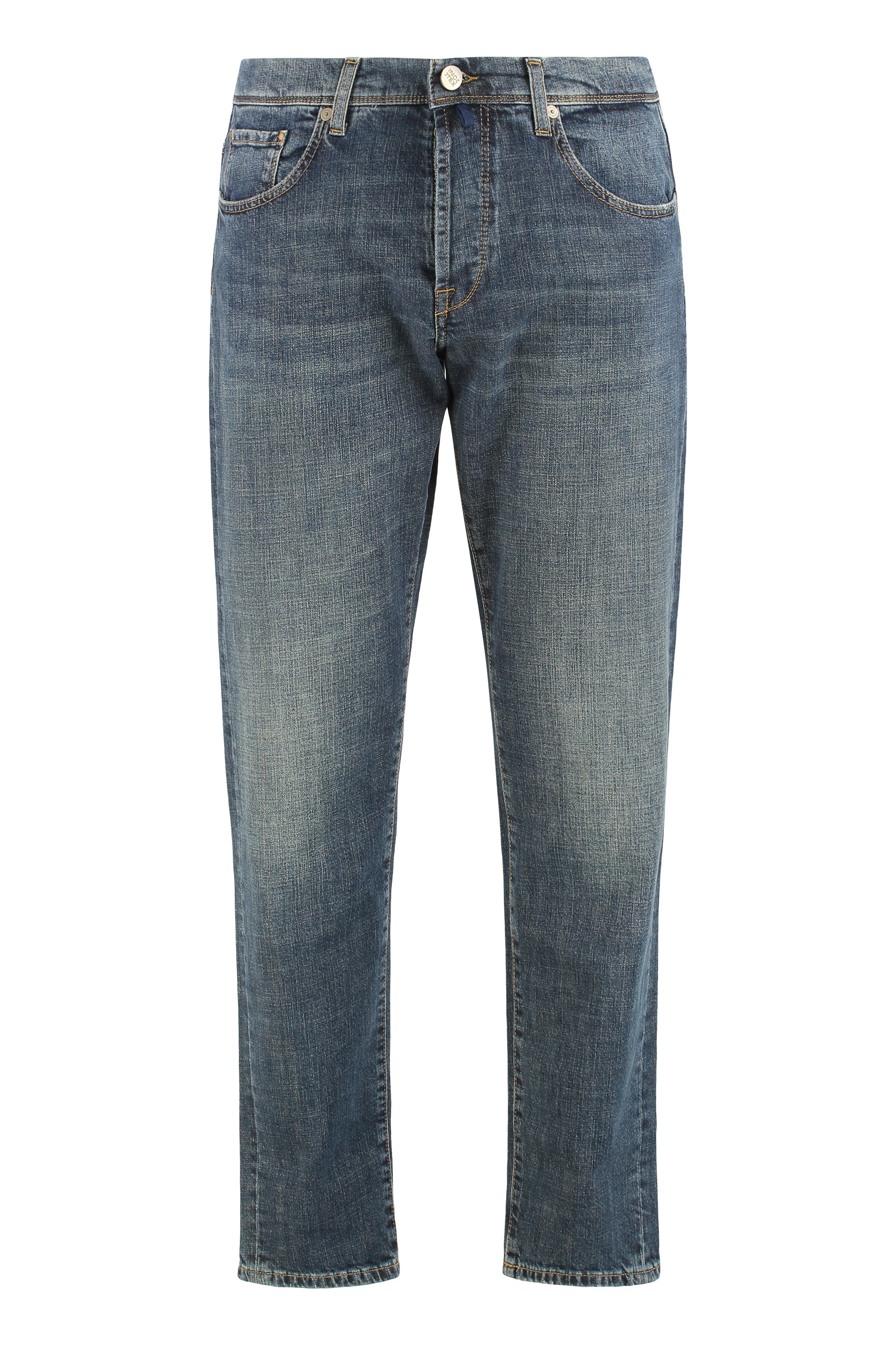SLOWEAR Slim Fit Five Pocket Jeans