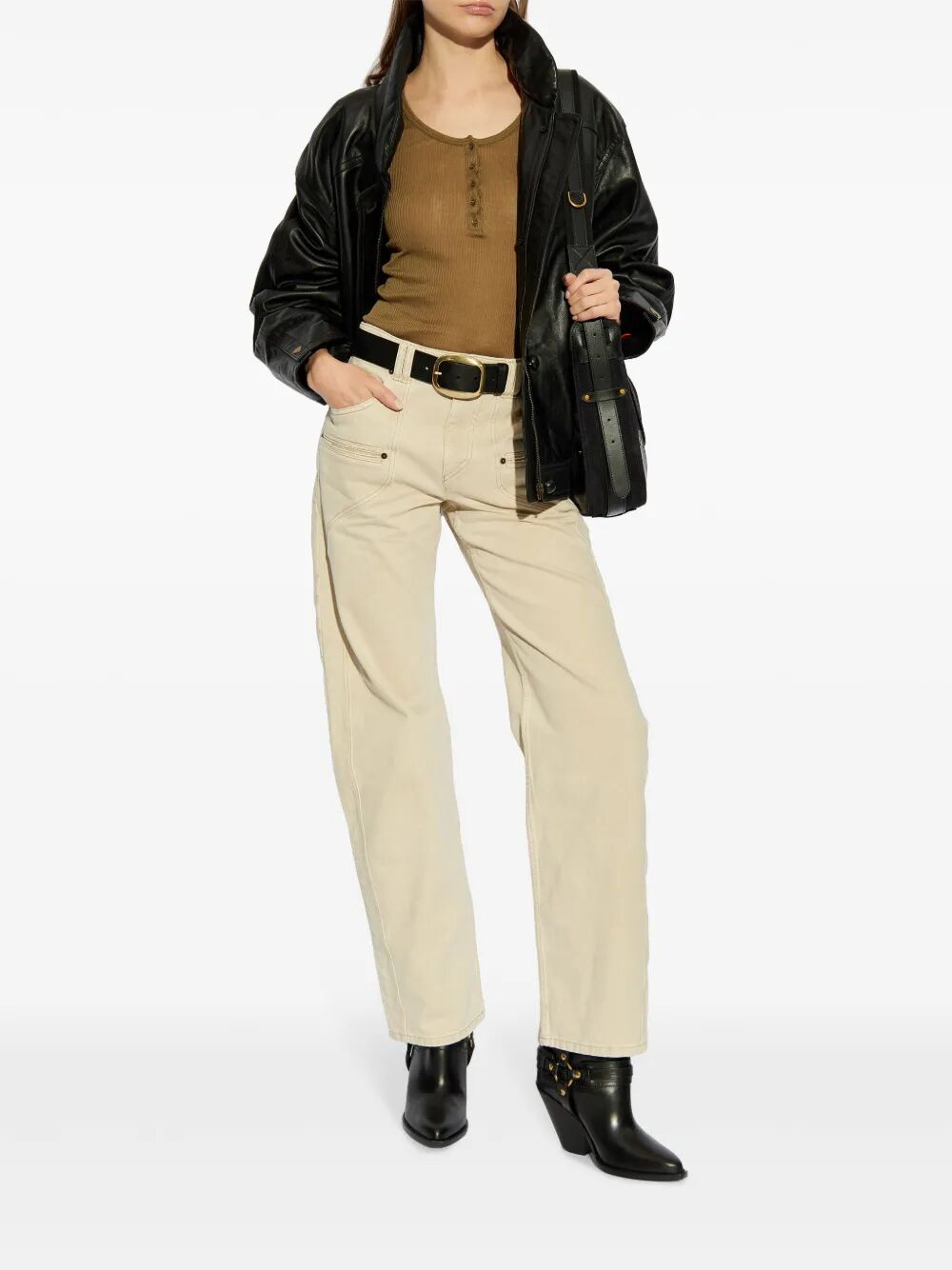 ISABEL MARANT Long Sleeve Cotton Top