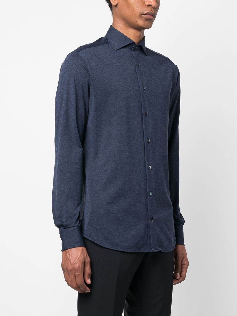 TRAIANO MILANO Ribbed Longsleeved Shirt for Men