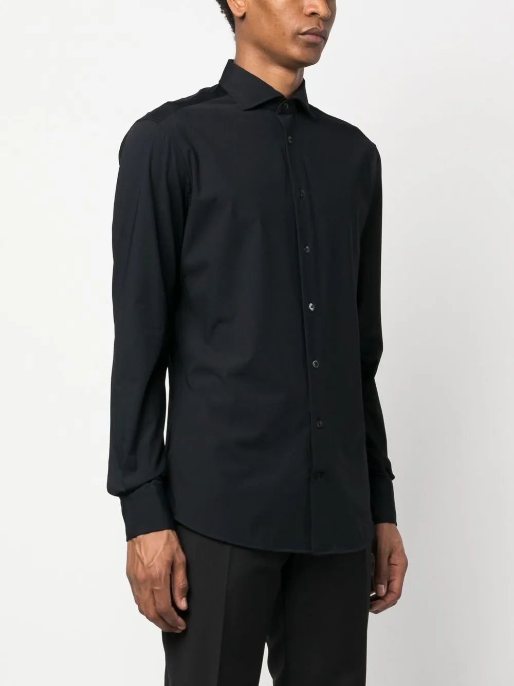 TRAIANO Men's Modern Fit Long Sleeve Shirt