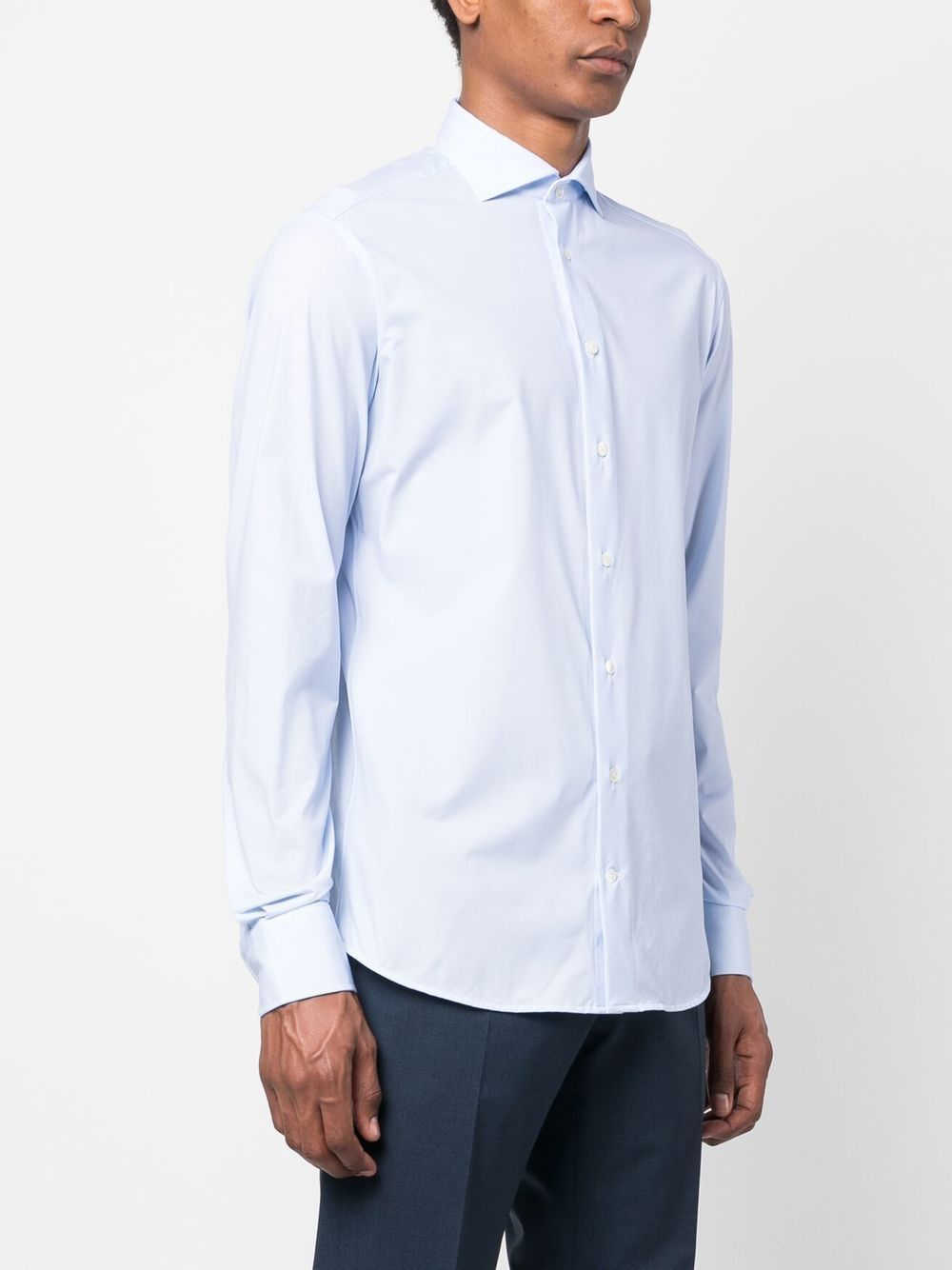 TRAIANO MILANO Classic Button Up Shirt for Men - SS25 Collection