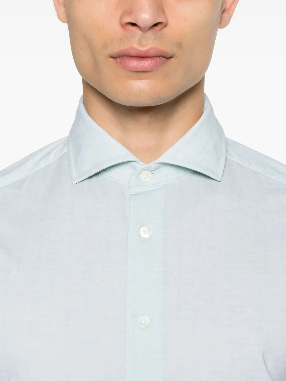 TRAIANO MILANO Modern Cutaway Collar Shirt for Men