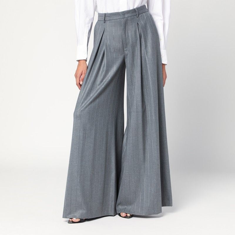 THE ANDAMANE Extra-Wide Pinstriped Tara Trousers