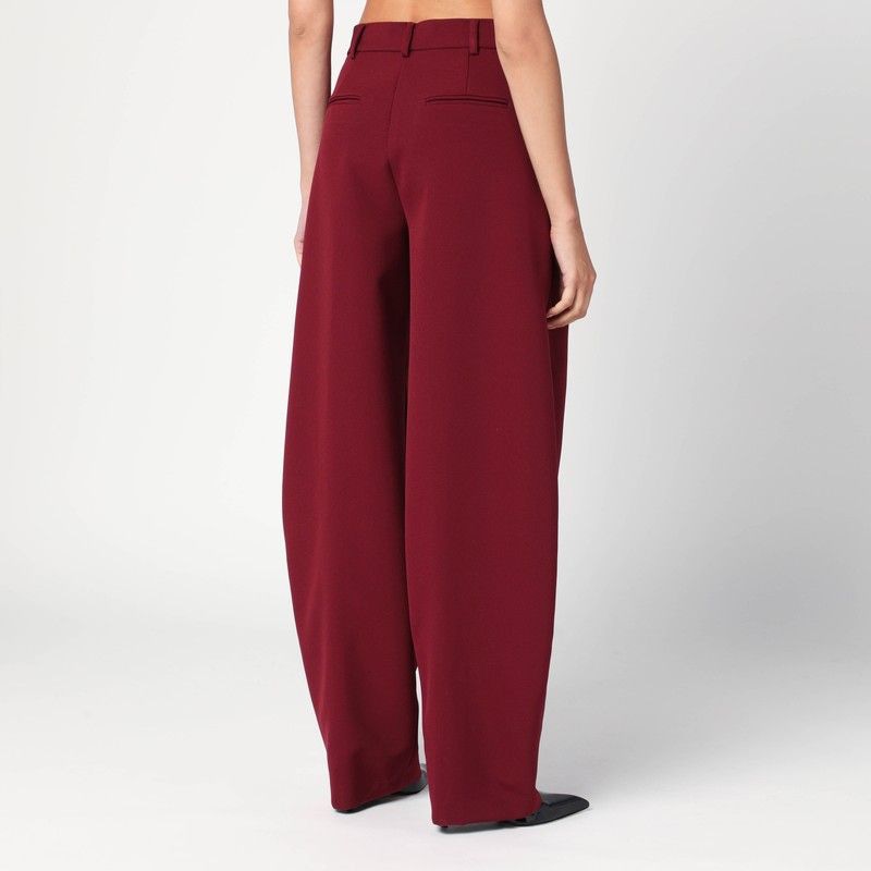 THE ANDAMANE High-Waisted Pleated Pants