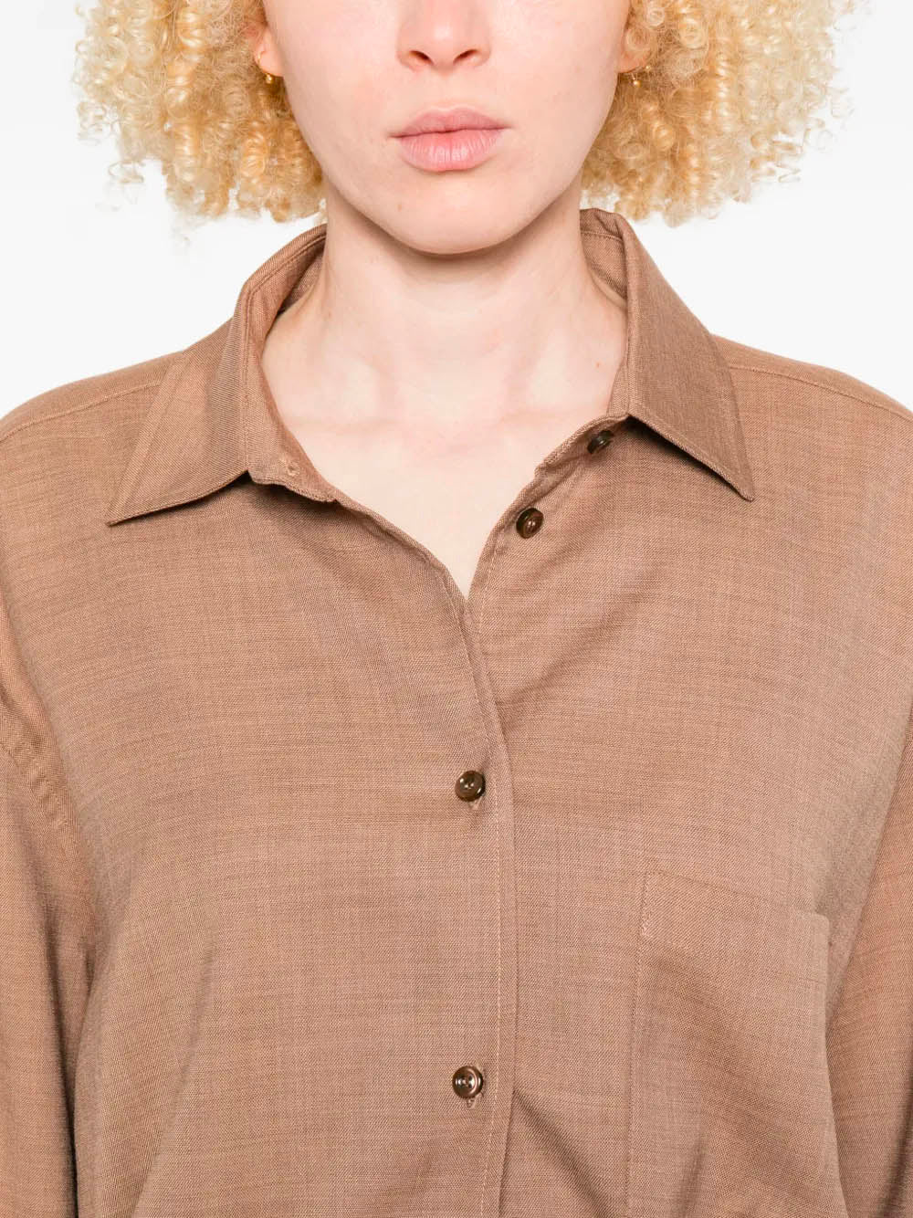 THE ANDAMANE Georgiana Oversized Button-Up Shirt and Boyfriend Boxer Short Set (S)