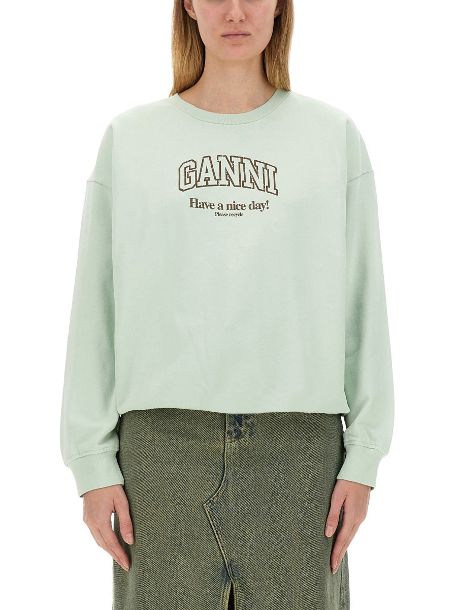 GANNI Oversized Sweatshirt - Women's S
