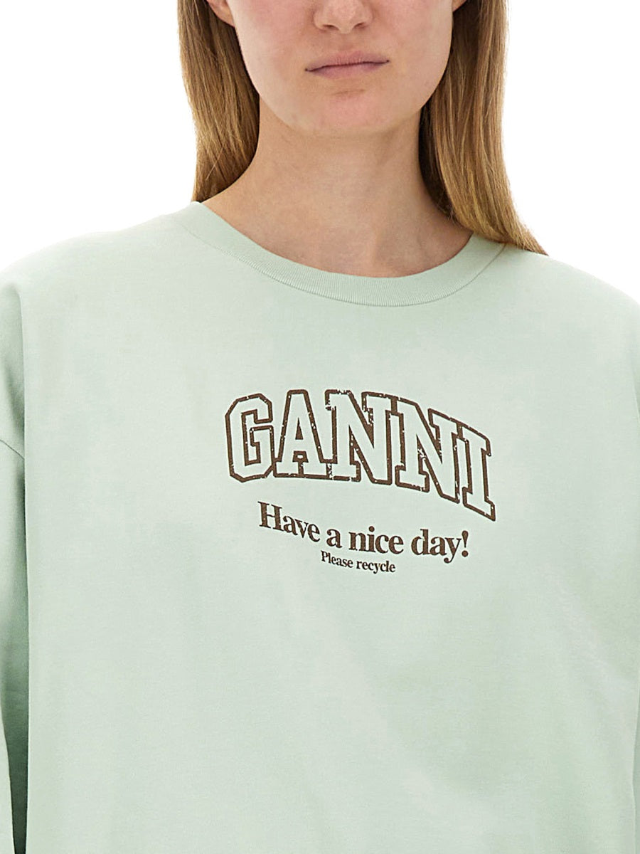 GANNI Oversized Sweatshirt - Women's S
