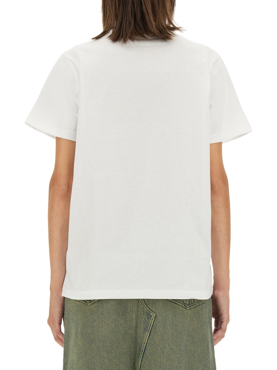 GANNI Leopard Relaxed T-Shirt - Size S