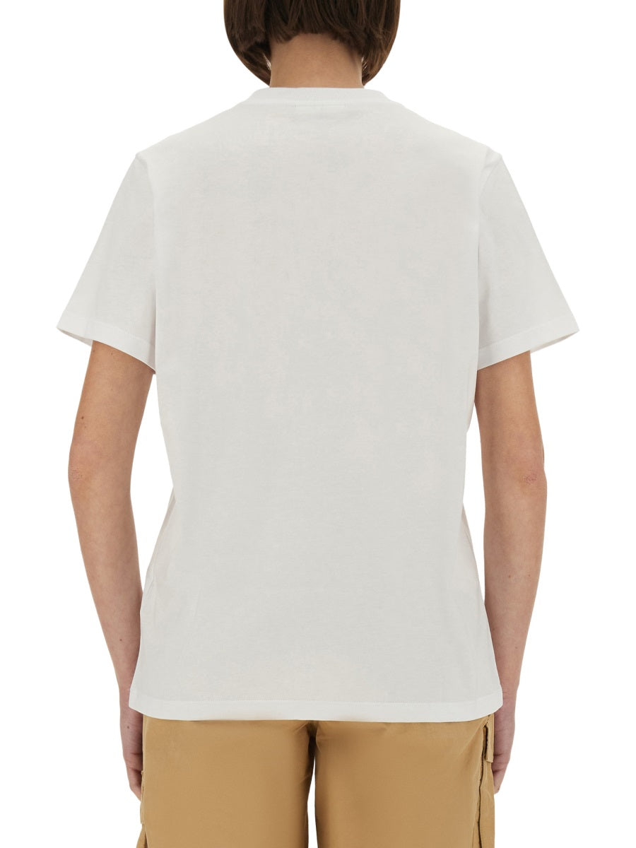 GANNI Logo-Print T-Shirt