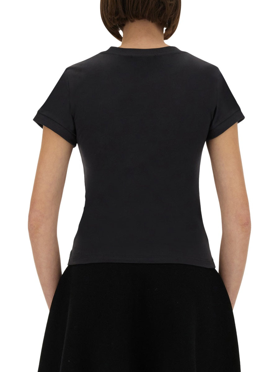 GANNI Short Sleeve Poodle Graphic T-Shirt