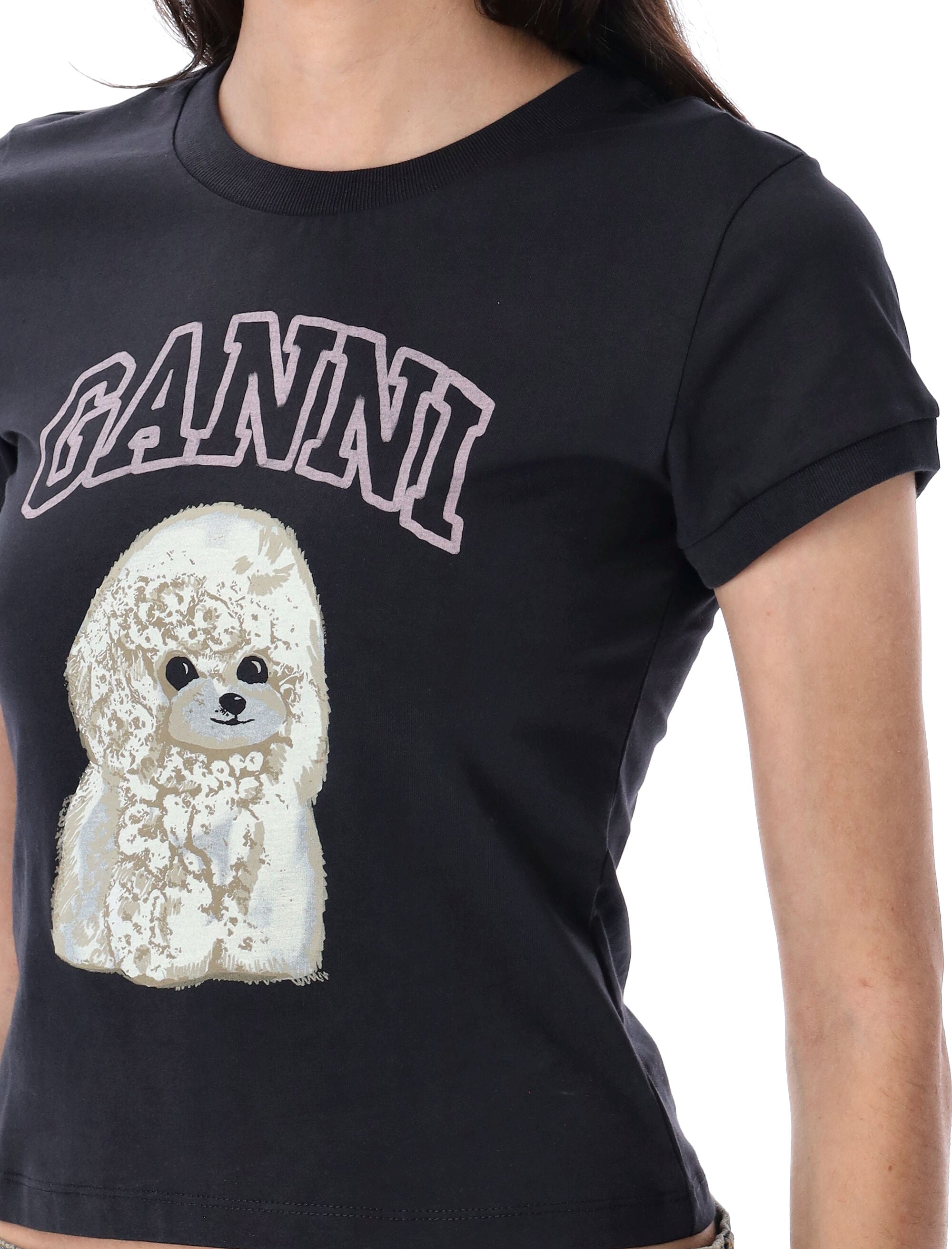 GANNI Poodle Graphic T-Shirt