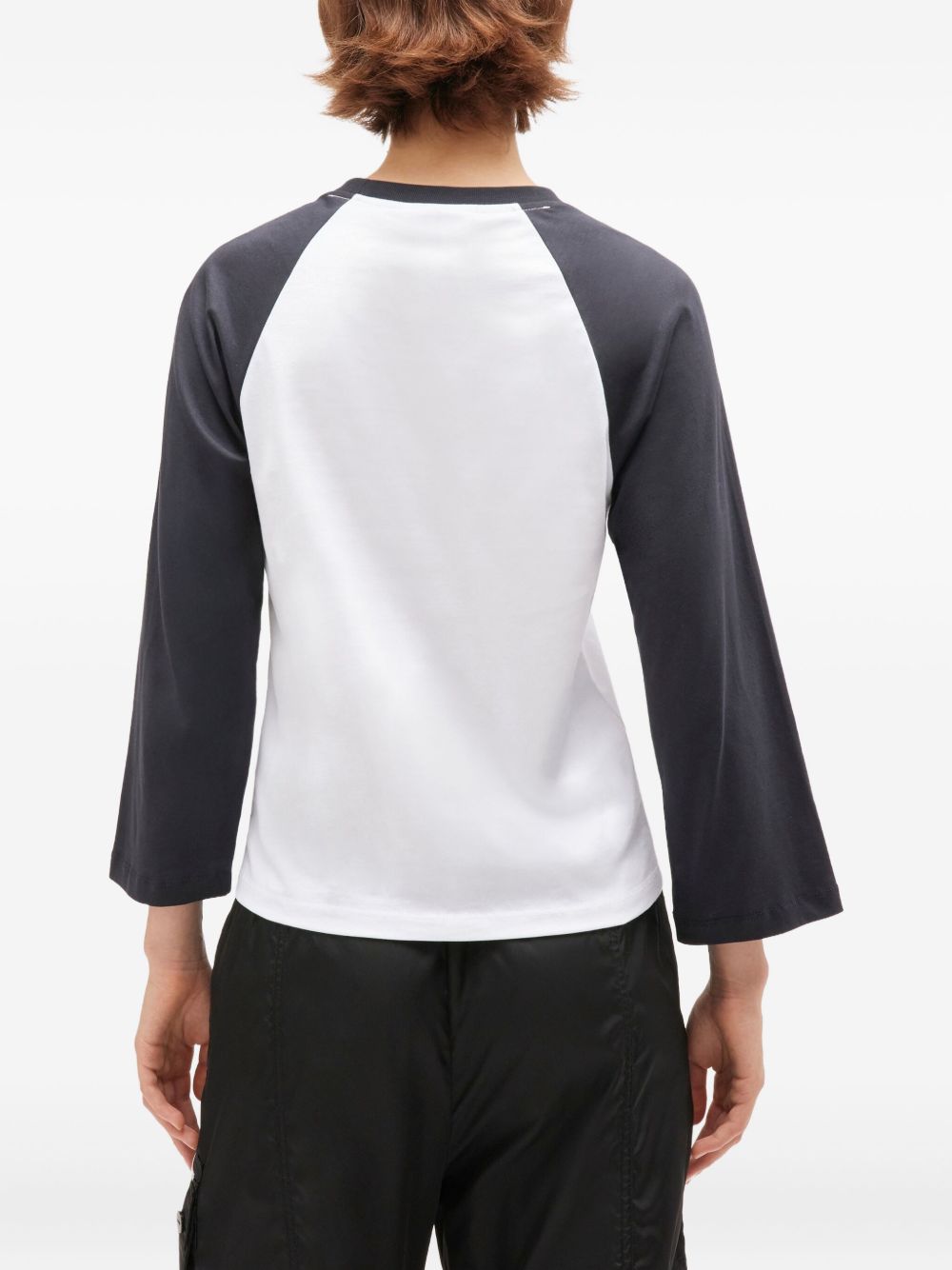 GANNI Kitty Baby Organic Cotton T-Shirt - Three-Quarter Sleeves