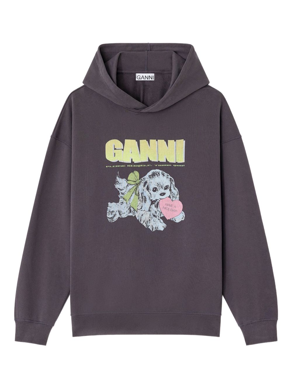 GANNI Cotton Sweatshirt for Women - FW25 Collection