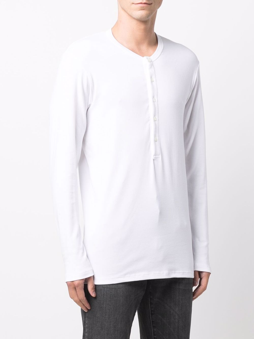 TOM FORD Round Neck Henley Tee