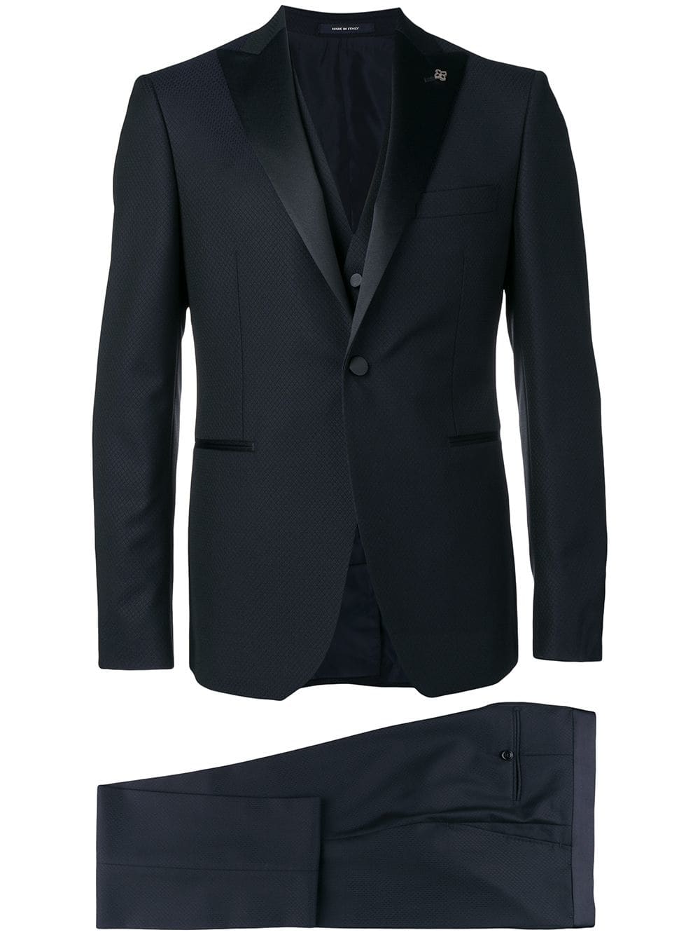 TAGLIATORE Three-Piece Tailored Suit for Men - Formal Fit